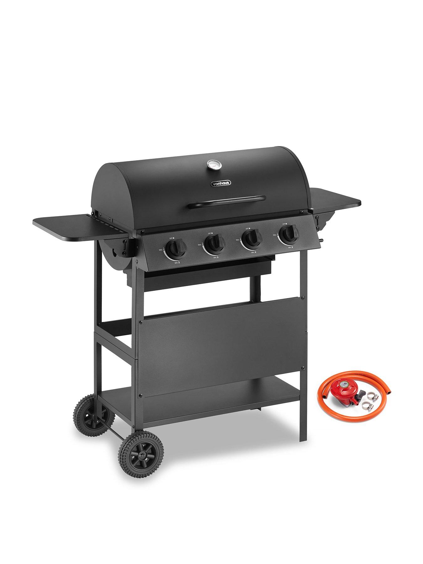  image of vonhaus-barrel-4-burner-gas-bbq