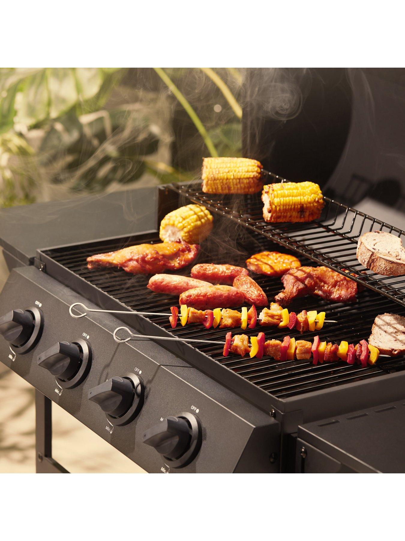  image of vonhaus-barrel-4-burner-gas-bbq