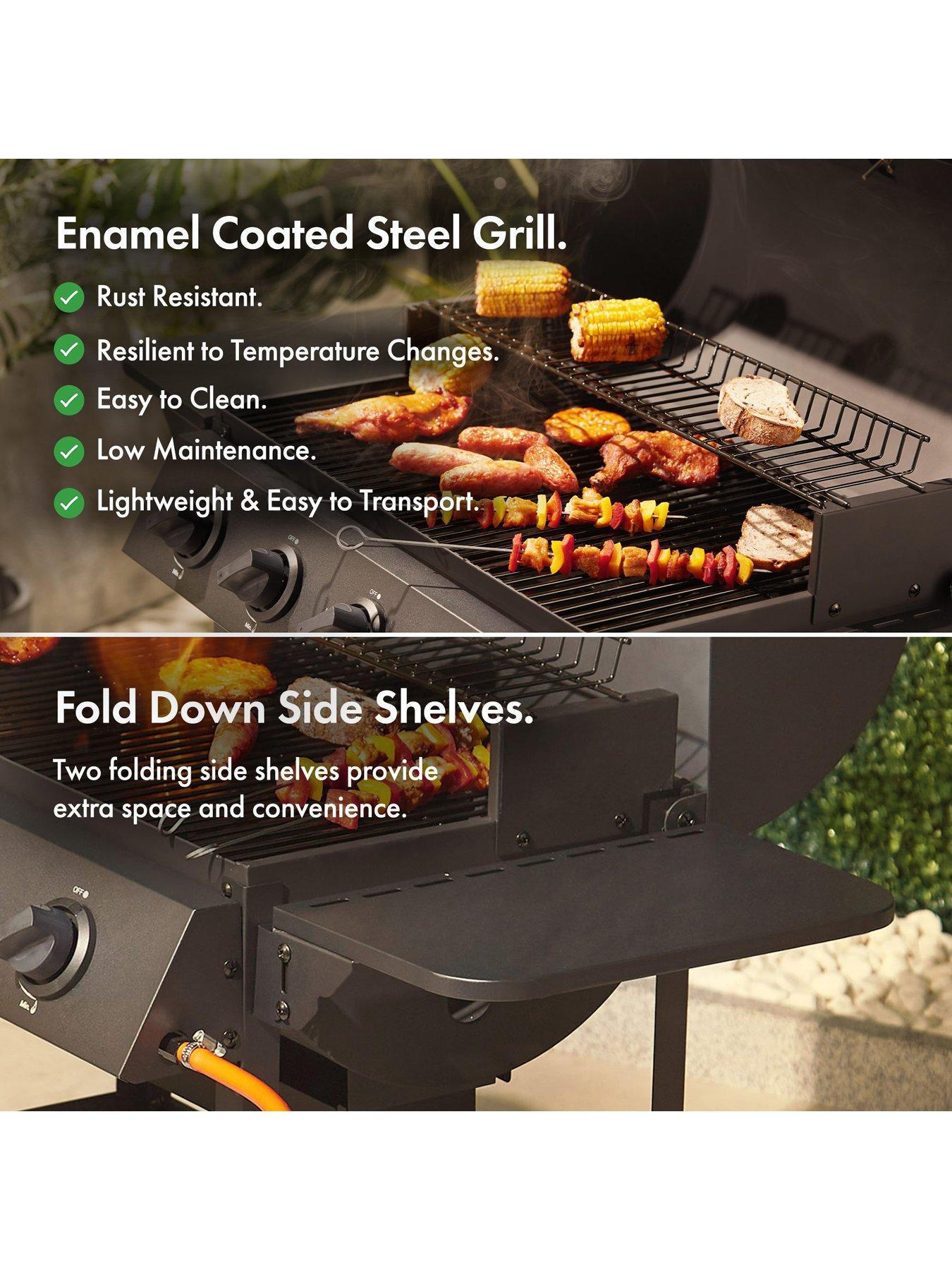 image of vonhaus-barrel-4-burner-gas-bbq