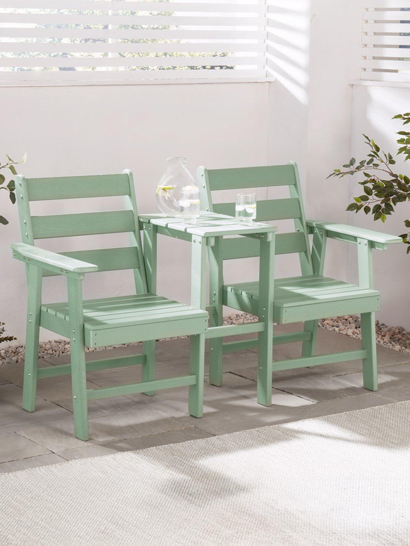 Vonhaus Westport Jack  &  Jill Seat- Green