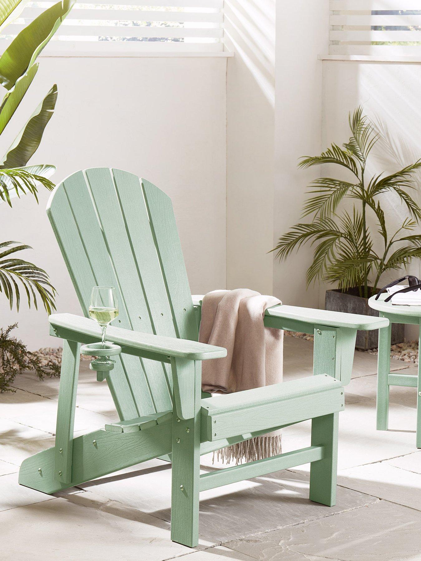 Vonhaus Westport Adirondack Chair- Green