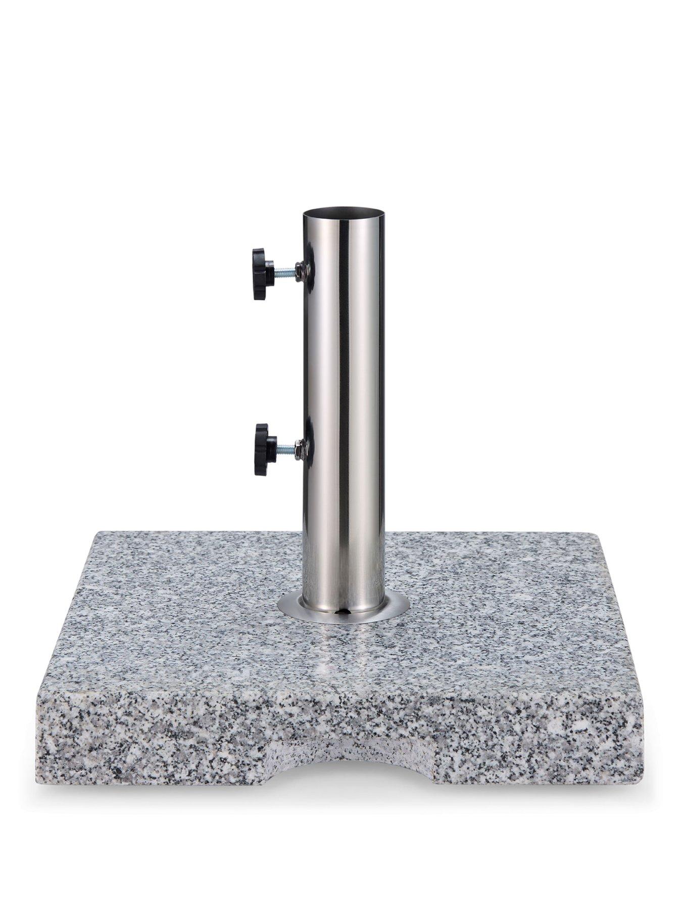  image of vonhaus-square-granite-parasol-base