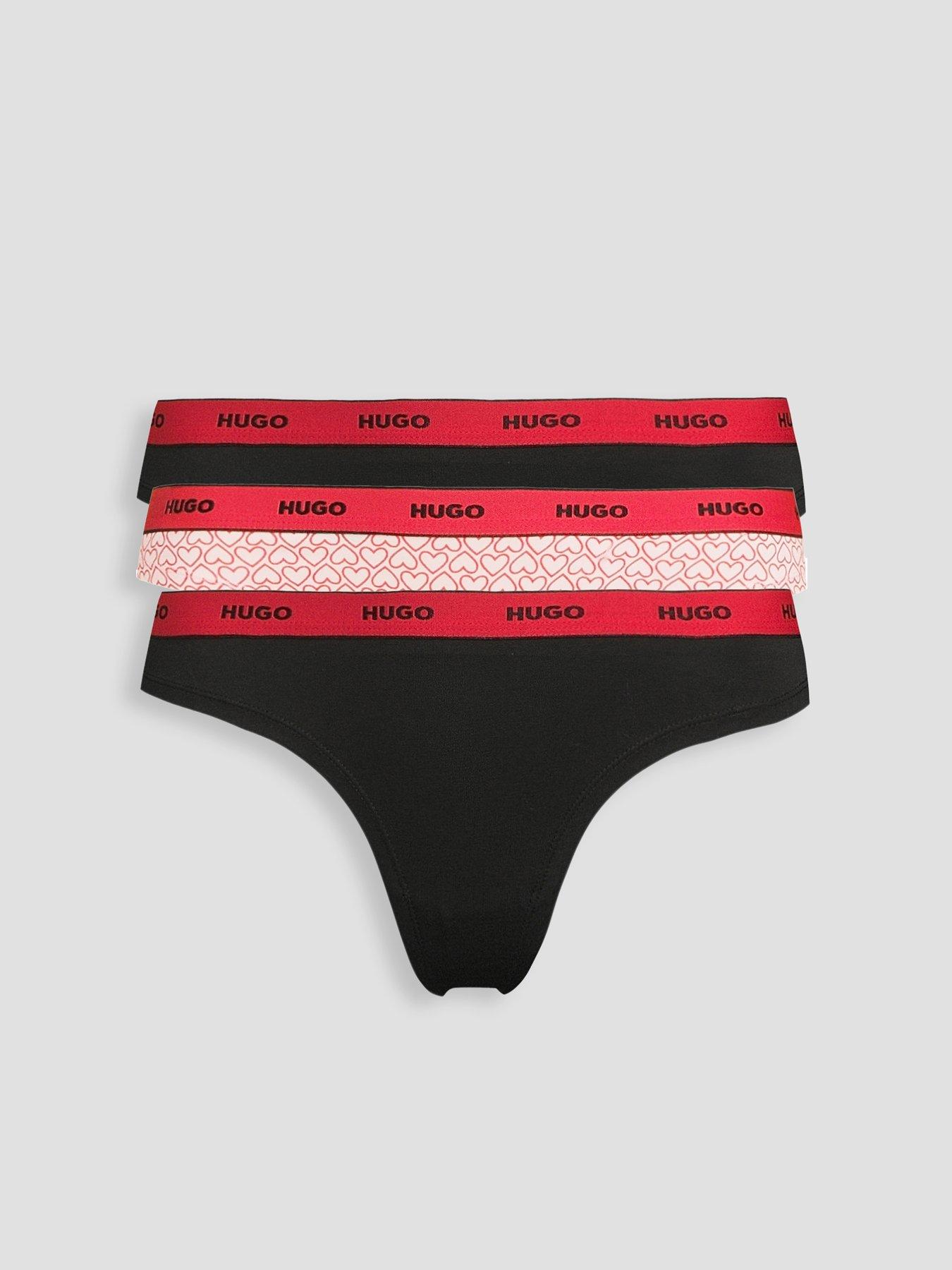 HUGO Multipack Logo Thong Design - Multi
