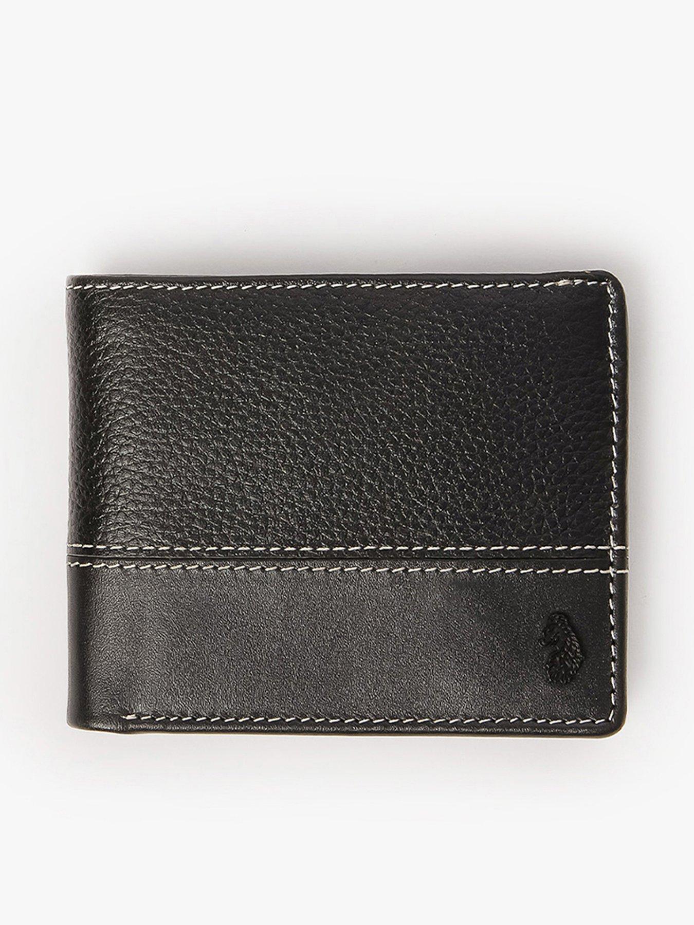 Luke 1977 Volcombe Leather Wallet - Black