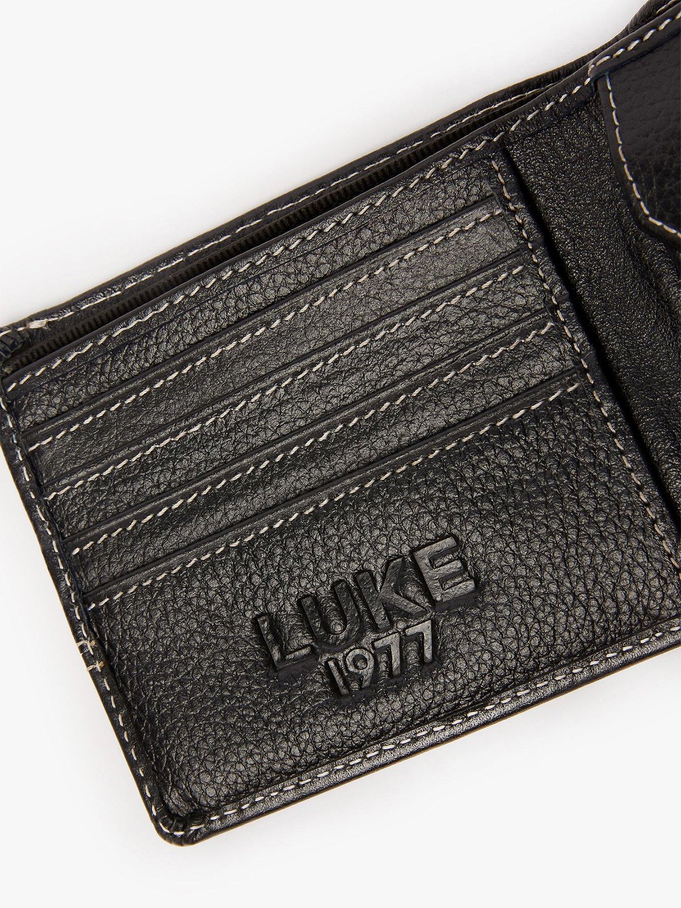 Image 3 of 5 of Luke 1977 Volcombe Leather Wallet - Black