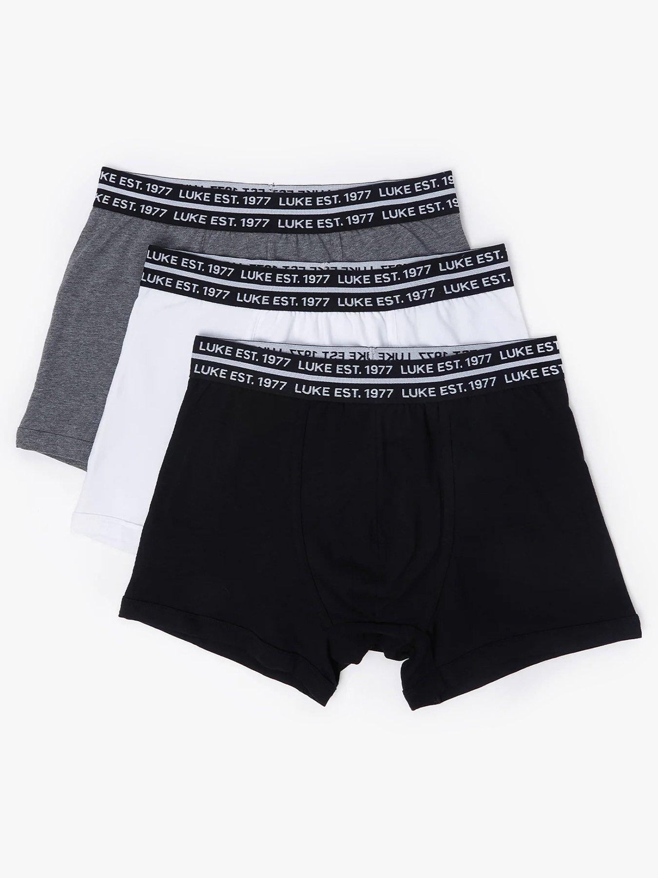 Luke 1977 3 Pack Captain Boxer Shorts - Multi