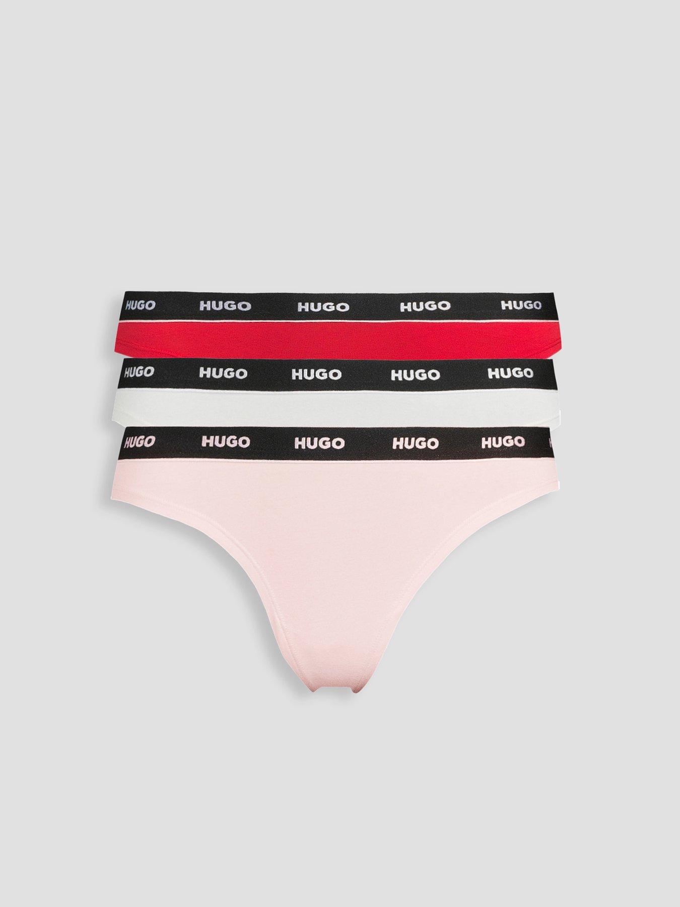 front image of hugo-multipack-logo-thong-multi