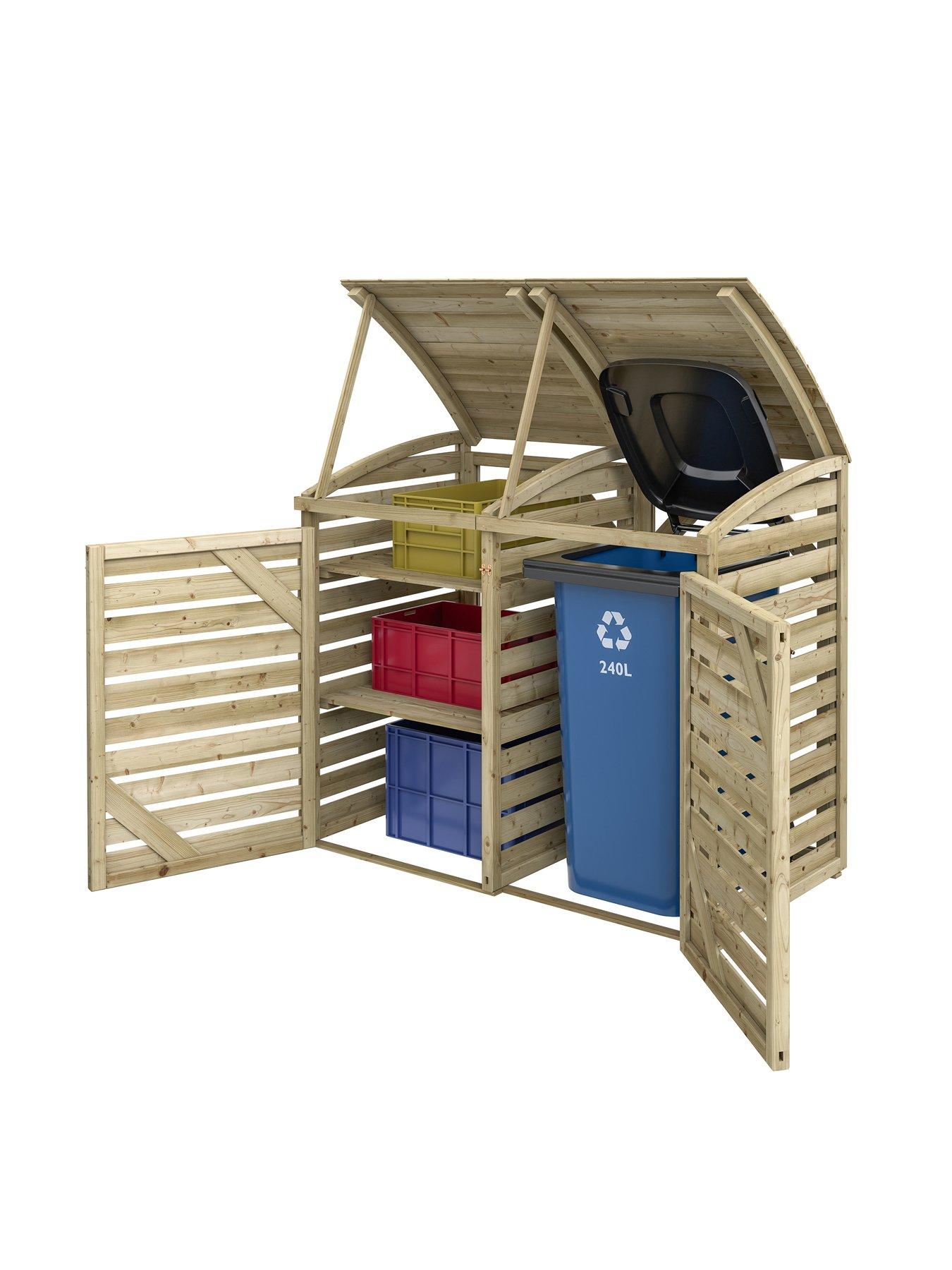  image of rowlinson-classic-single-bin-store-with-box-store