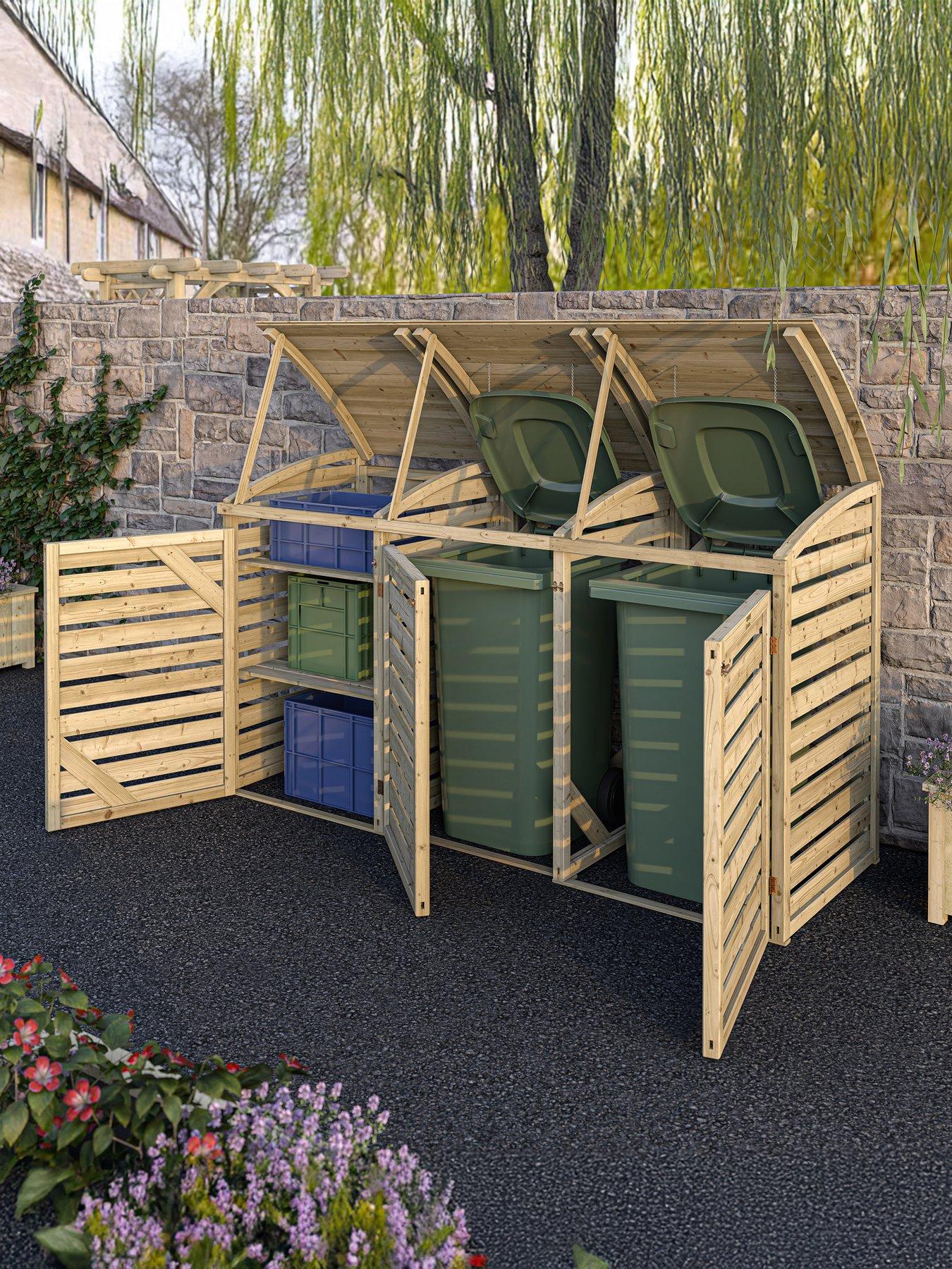 Rowlinson Double Bin Store With Box Store