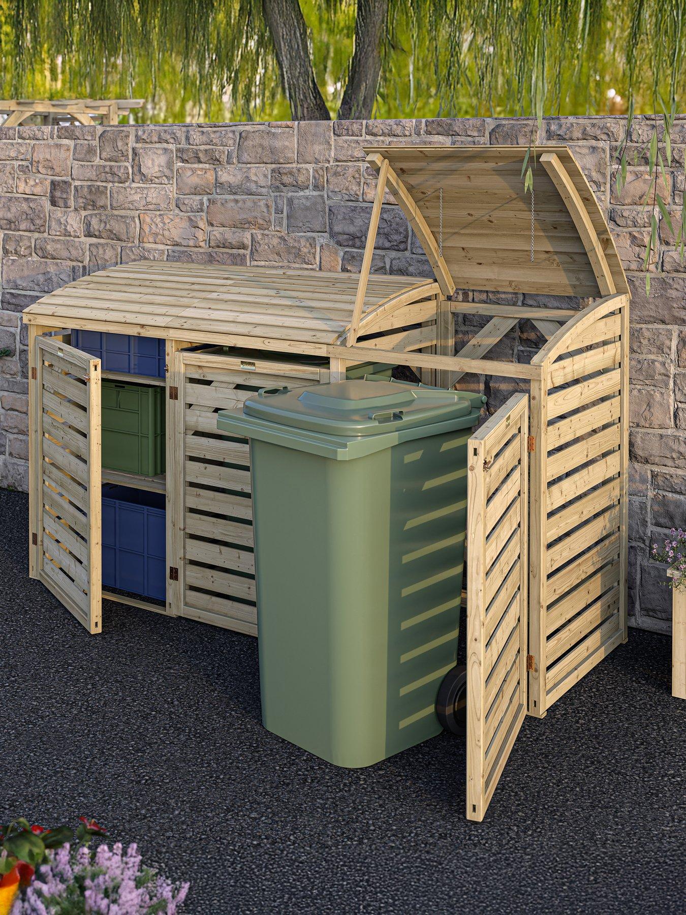  image of rowlinson-classic-double-bin-store-with-box-store