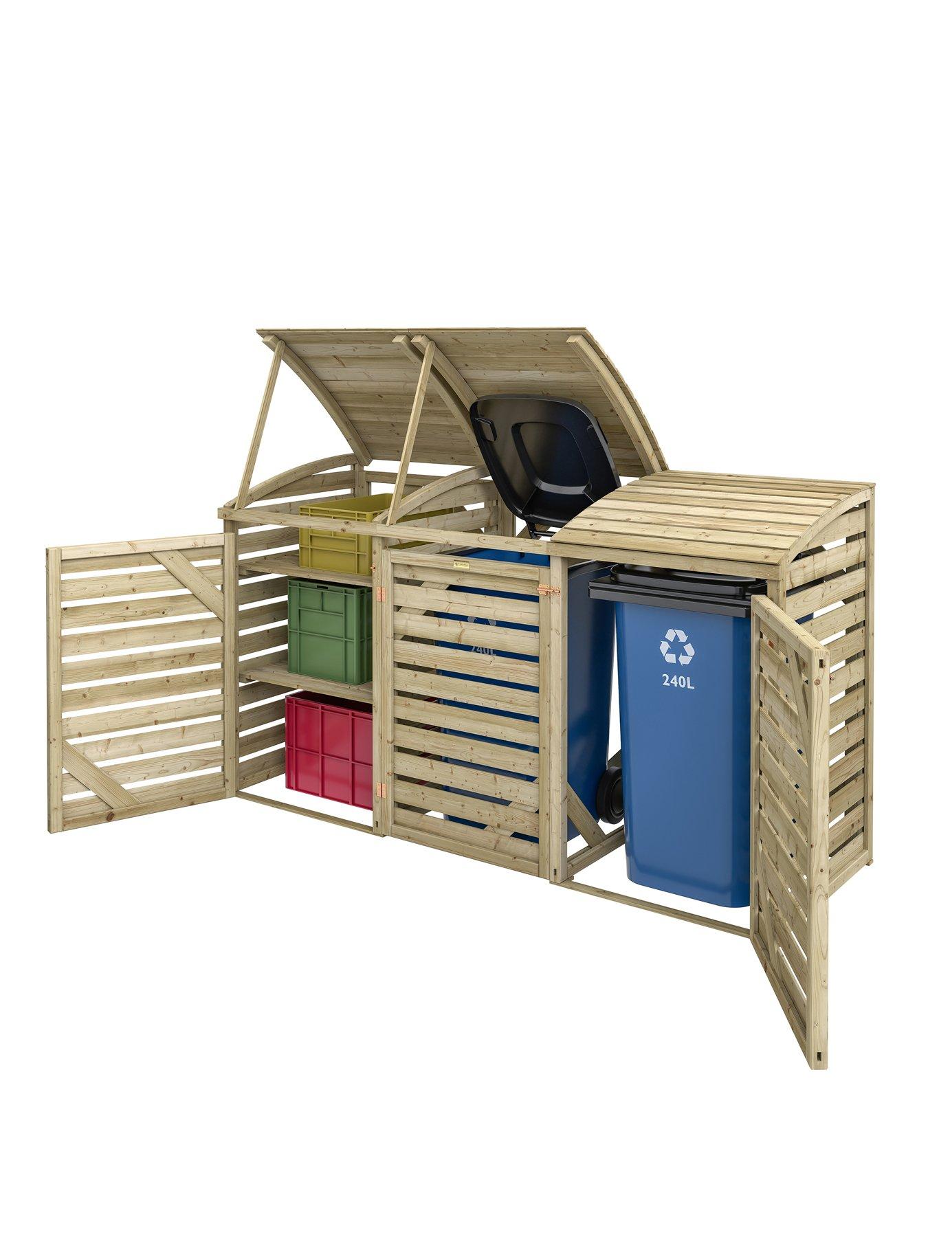  image of rowlinson-classic-double-bin-store-with-box-store