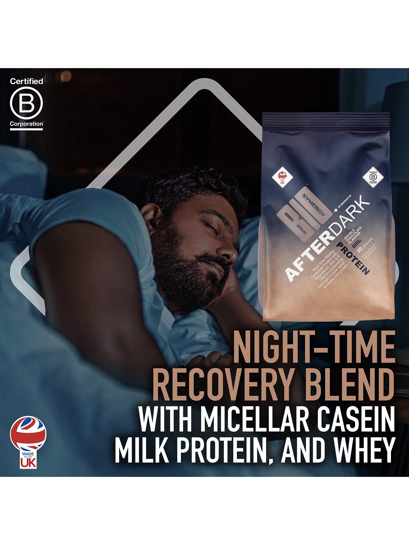  image of bio-synergy-bio-synergy-after-dark-night-time-recovery-protein-600g-20-servings