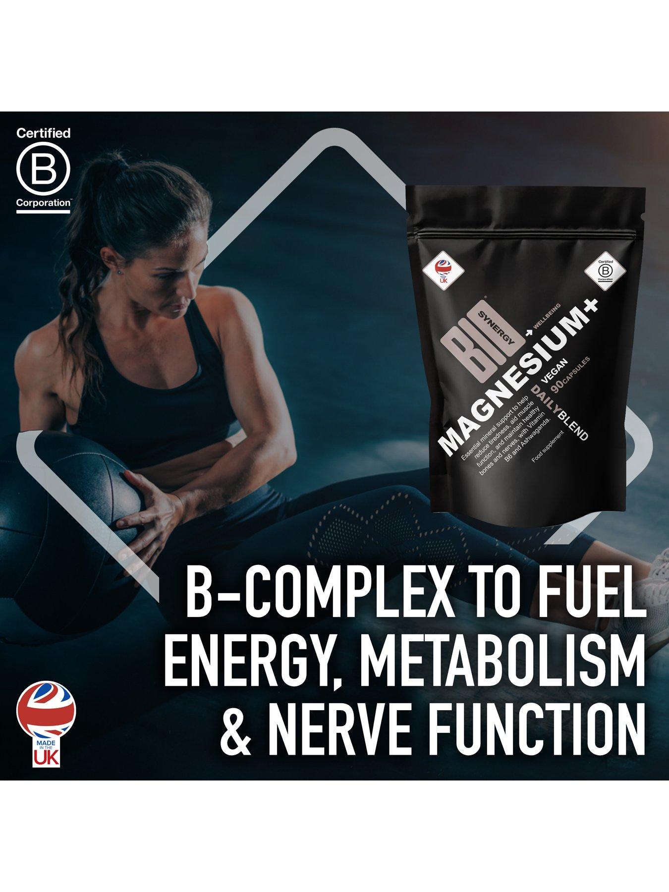 Image 4 of 6 of Bio Synergy Bio-Synergy Magnesium + with ashwagandha & B-vitamins, 90 capsules