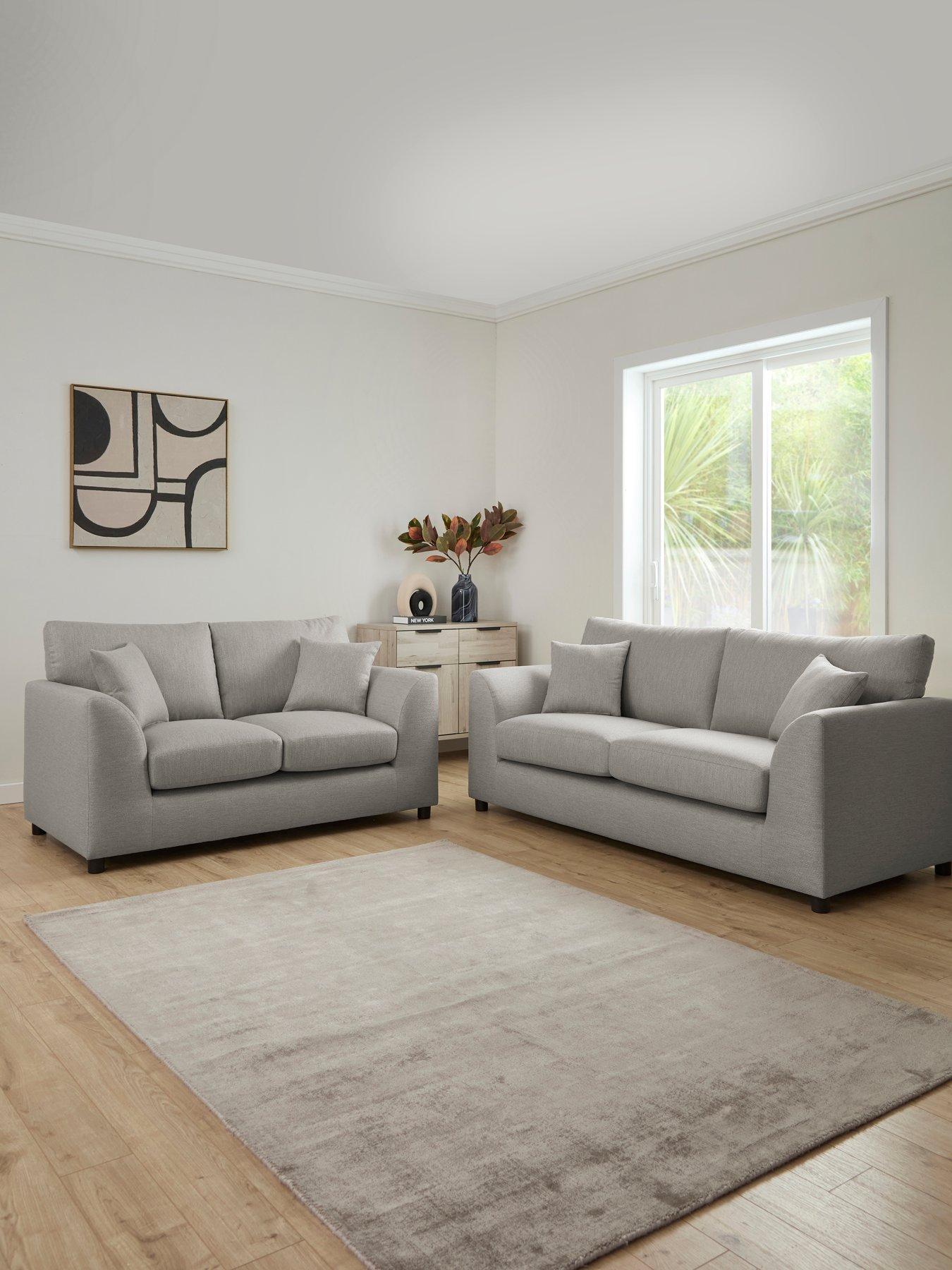 The Very Collection Liberty 3 Seater + 2 Seater Fabric Sofa Set (Buy  &  SAVE!) - FSC® Certified
