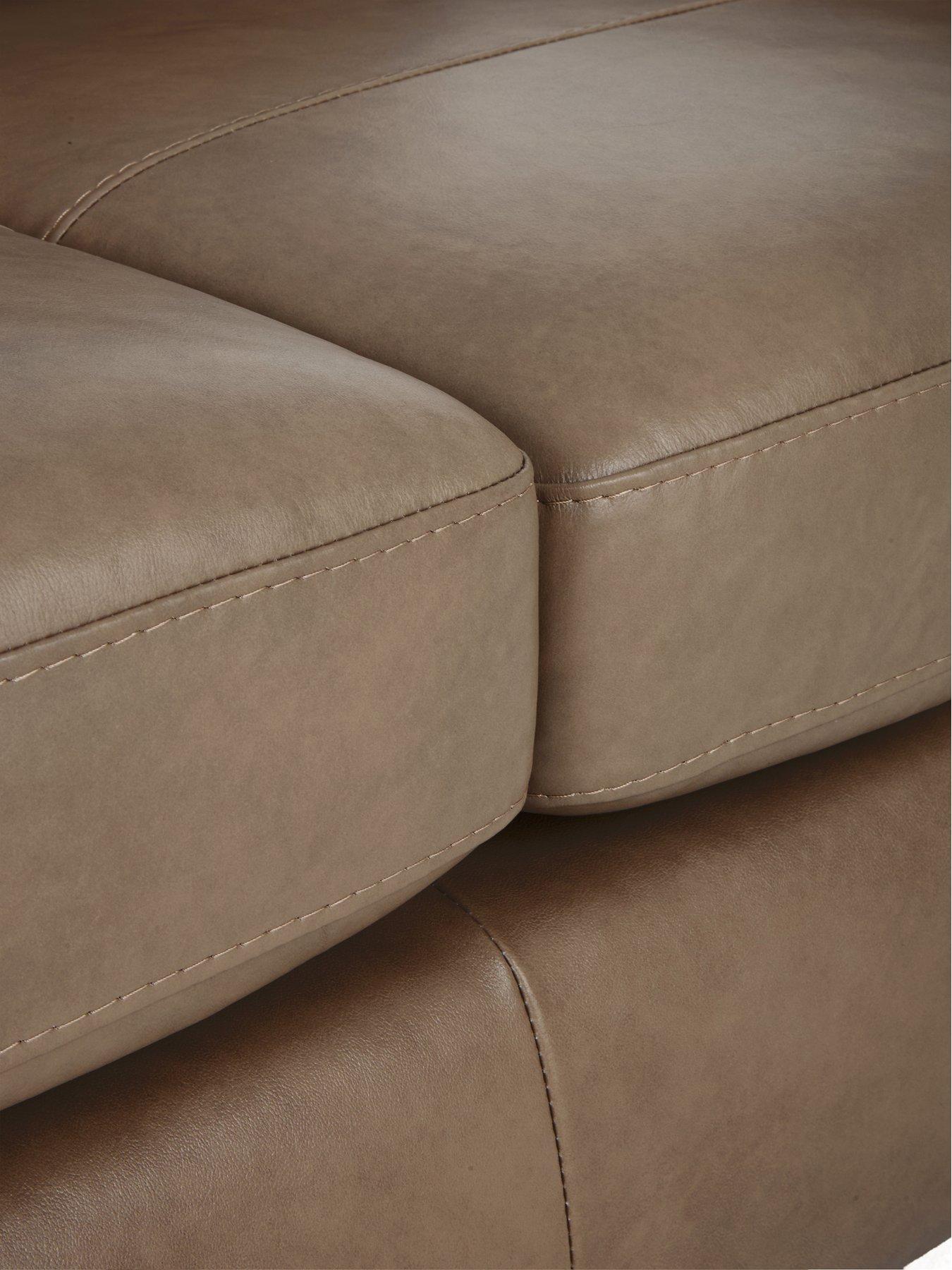 Image 5 of 6 of The Very Collection Bailey Italian Leather 4 Seater Sofa - FSC&reg; Certified