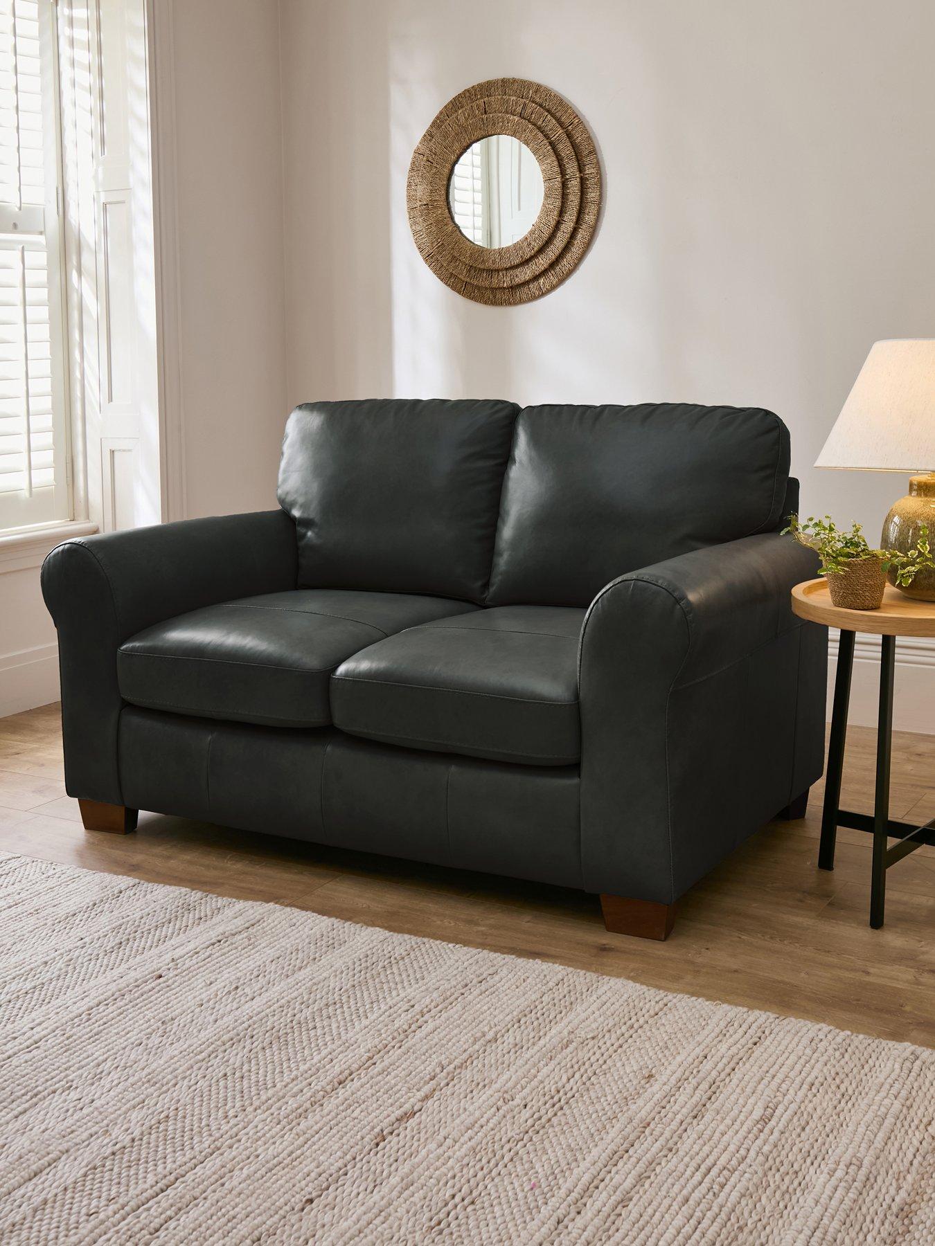 The Very Collection Bailey Italian Leather 2 Seater Sofa