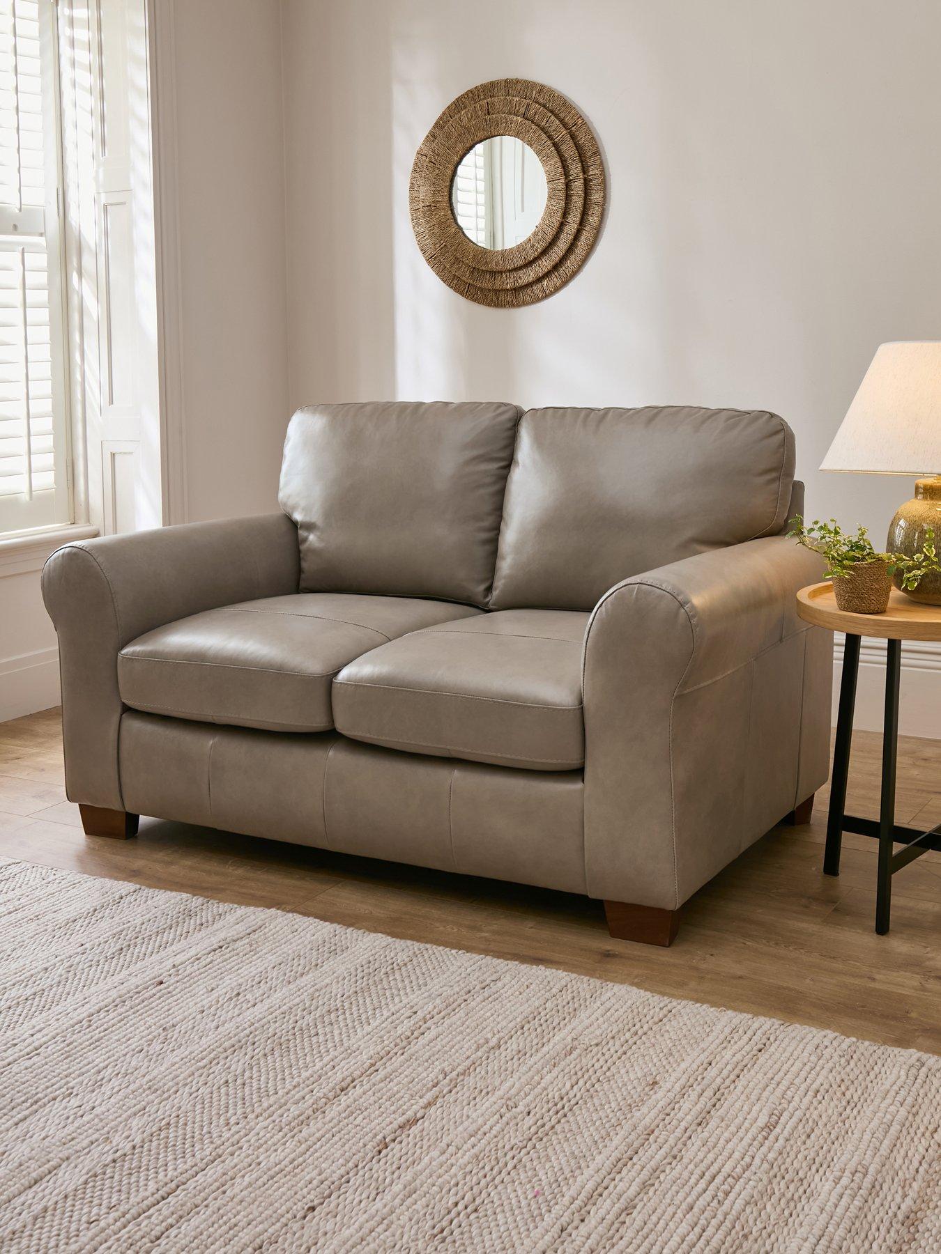 Image 1 of 6 of The Very Collection Bailey Italian Leather 2 Seater Sofa - FSC&reg; Certified