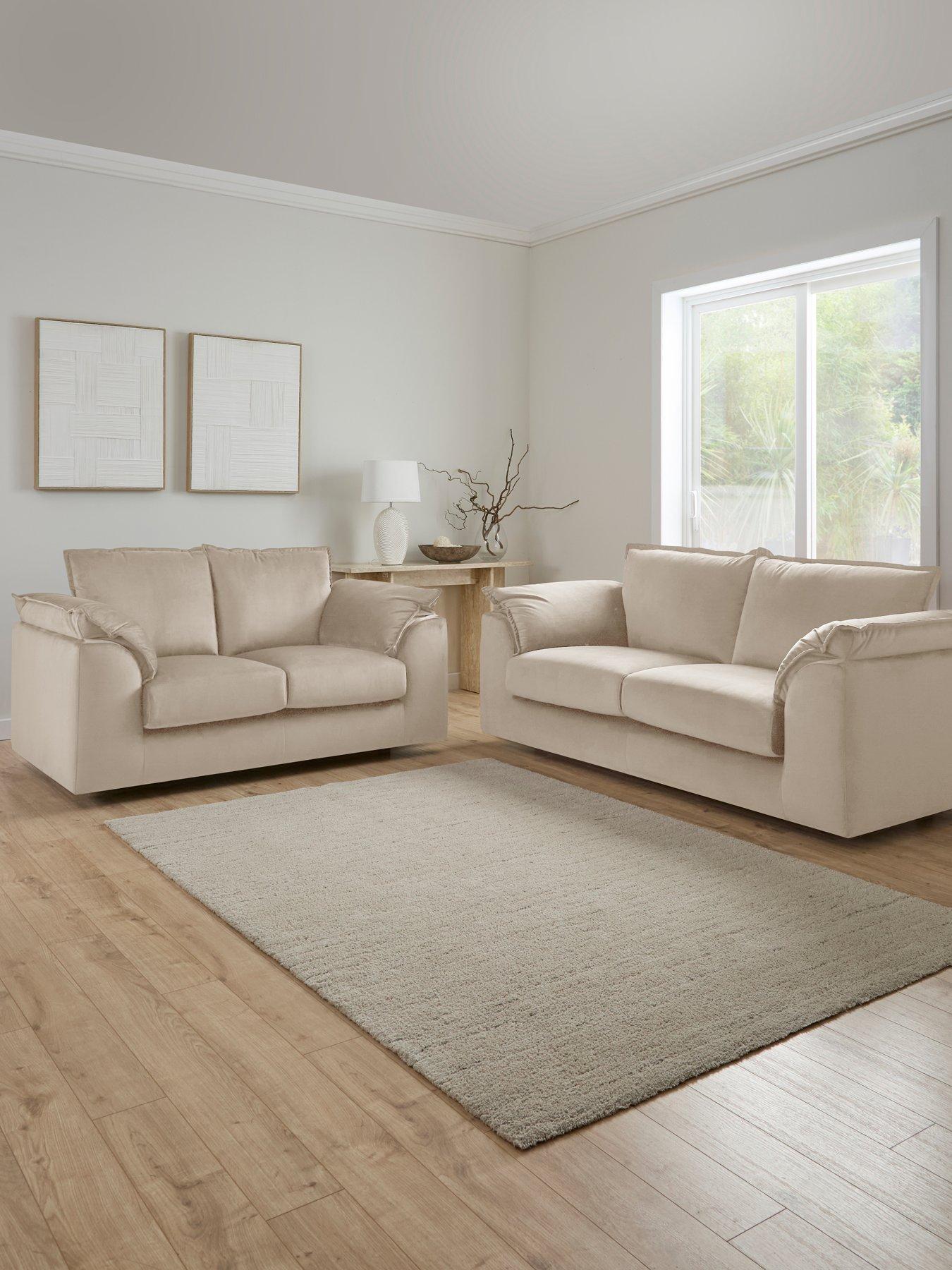 The Very Collection Pimlico 3 + 2 Seater Fabric Sofa Set