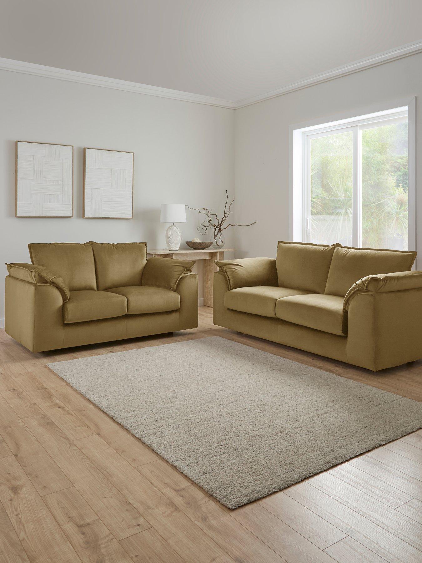 The Very Collection Pimlico 3 + 2 Seater Fabric Sofa Set
