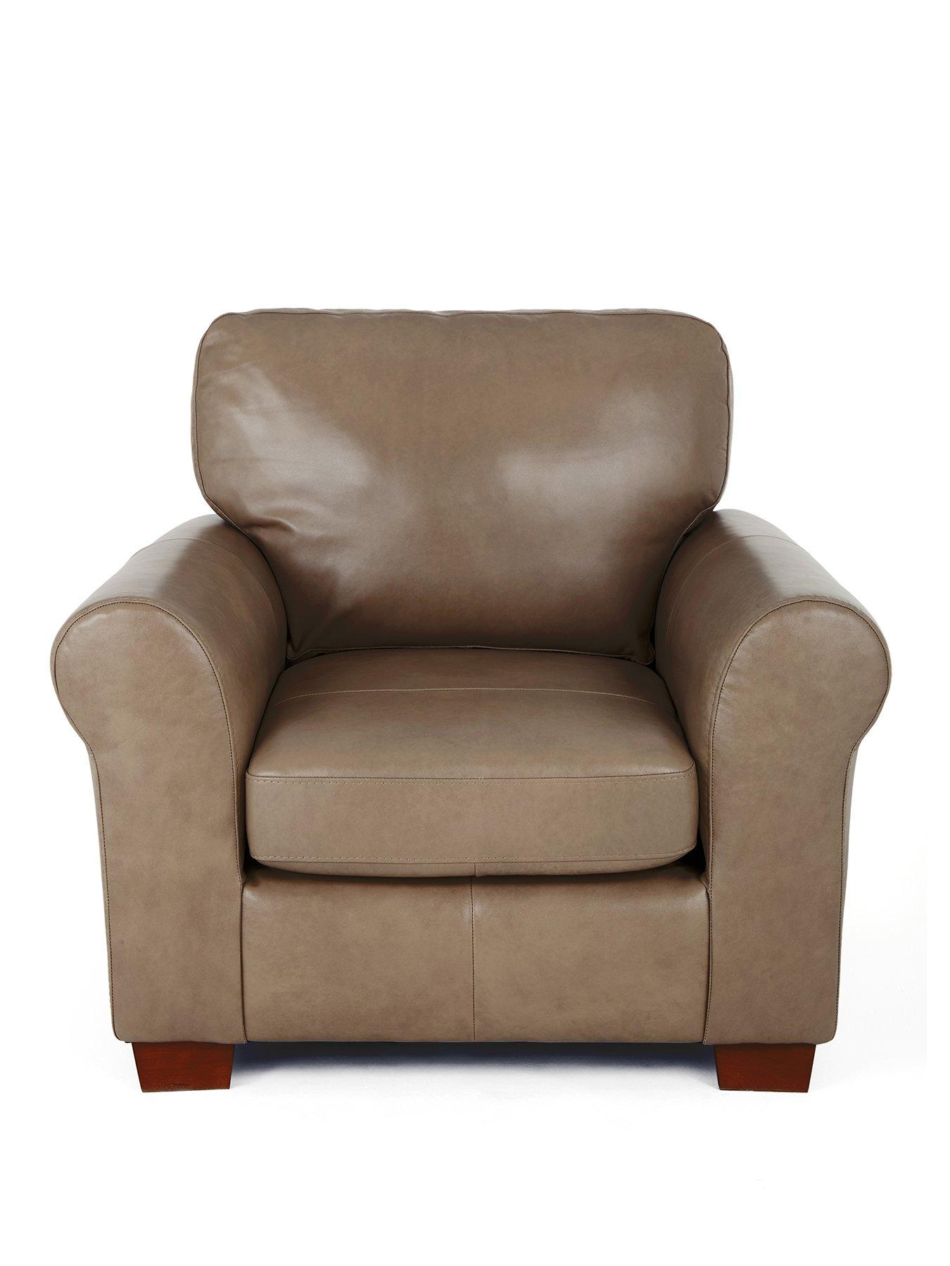 Image 2 of 6 of The Very Collection Bailey Italian Leather Armchair - FSC&reg; Certified