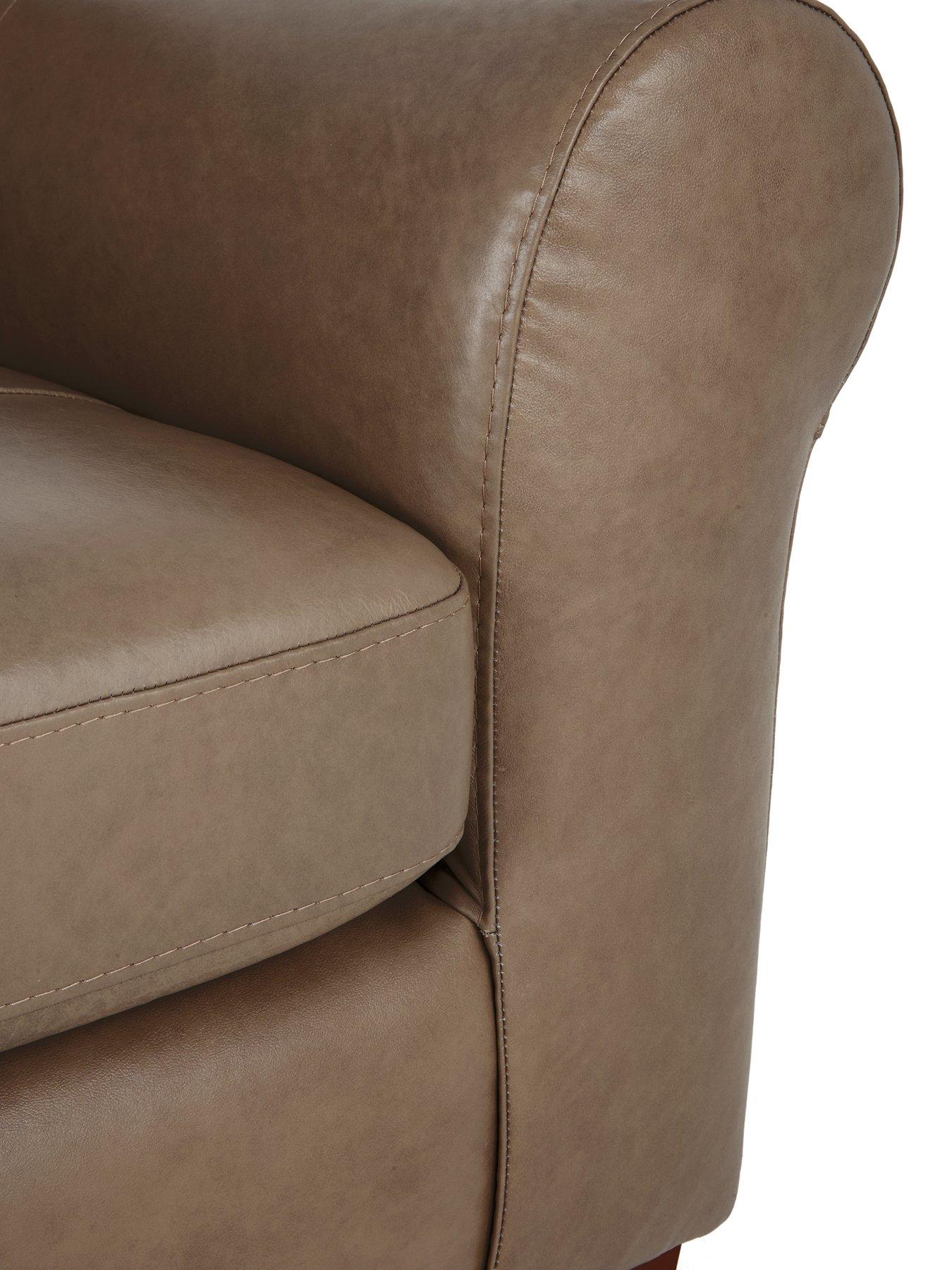 Image 6 of 6 of The Very Collection Bailey Italian Leather Armchair - FSC&reg; Certified