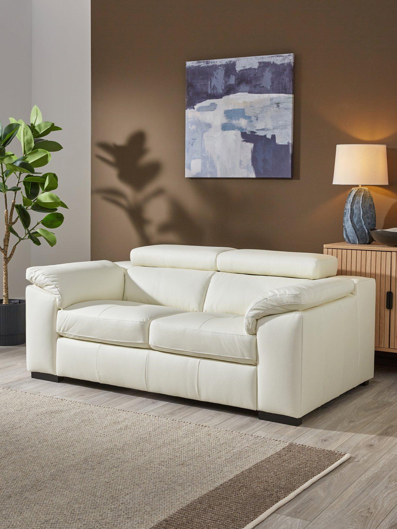 The Very Collection Brady Italian Leather 2 Seater Sofa