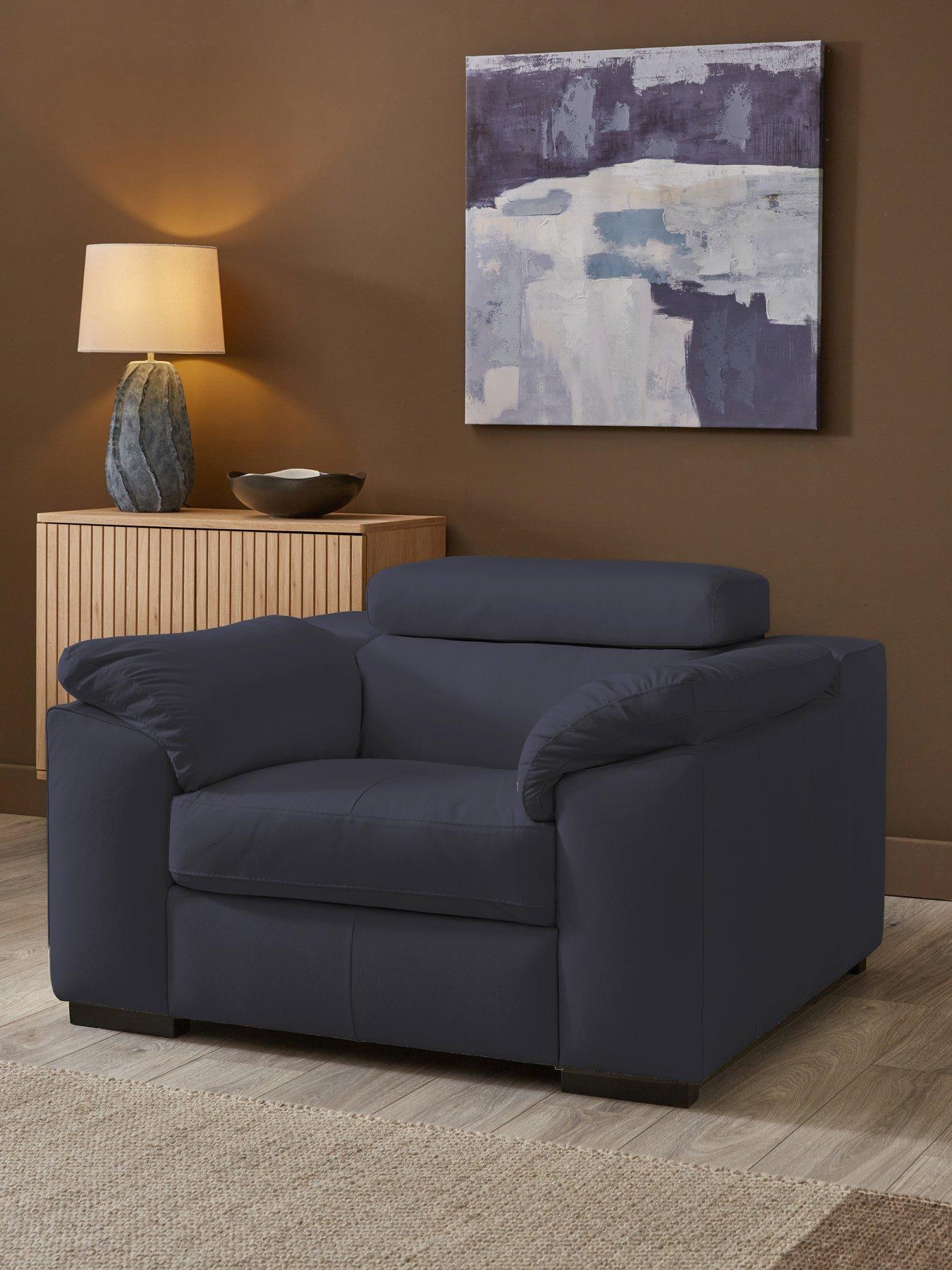 The Very Collection Brady Italian Leather Armchair - FSC® Certified