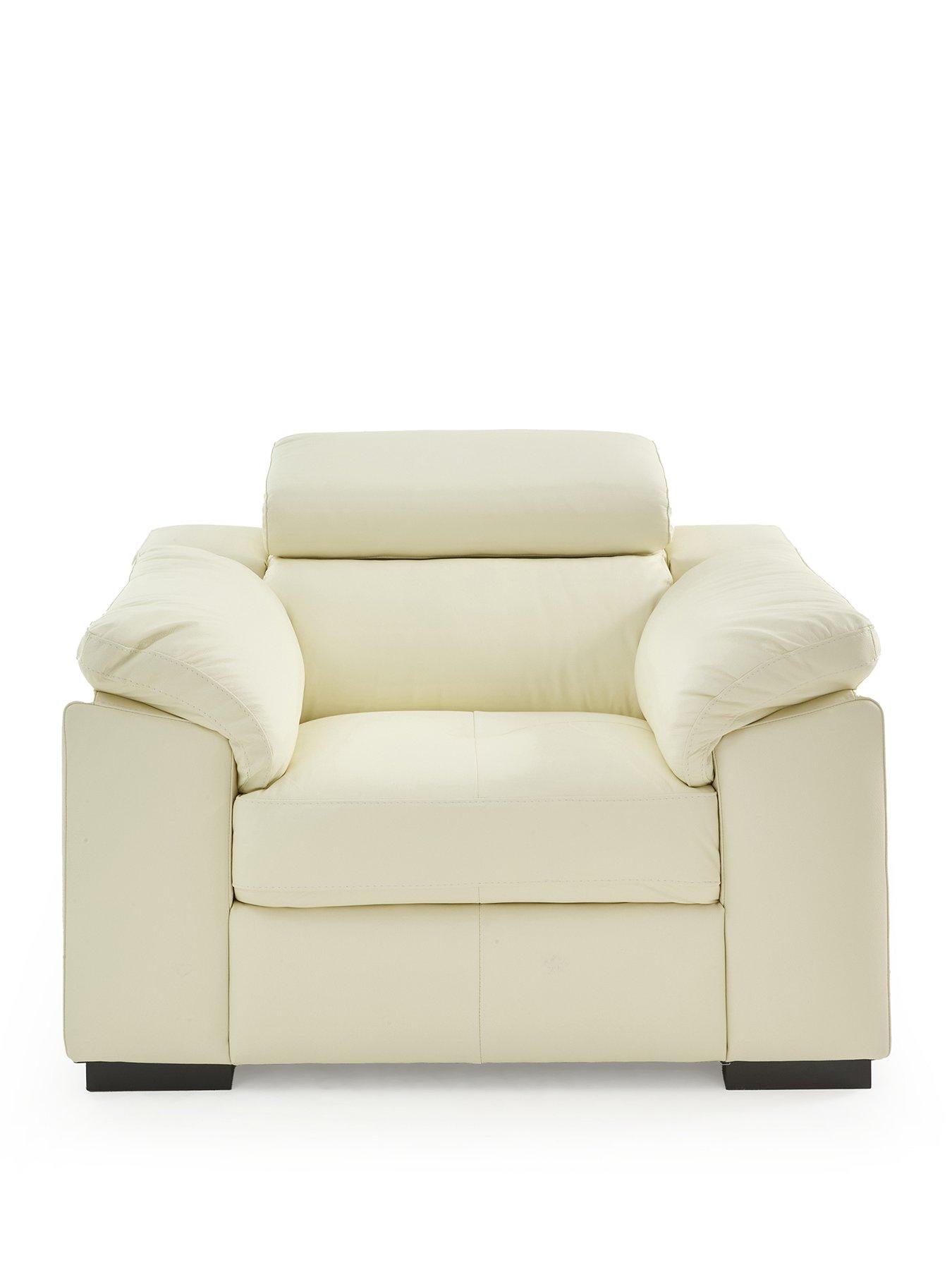Image 2 of 7 of The Very Collection Brady Italian Leather Armchair - FSC&reg; Certified