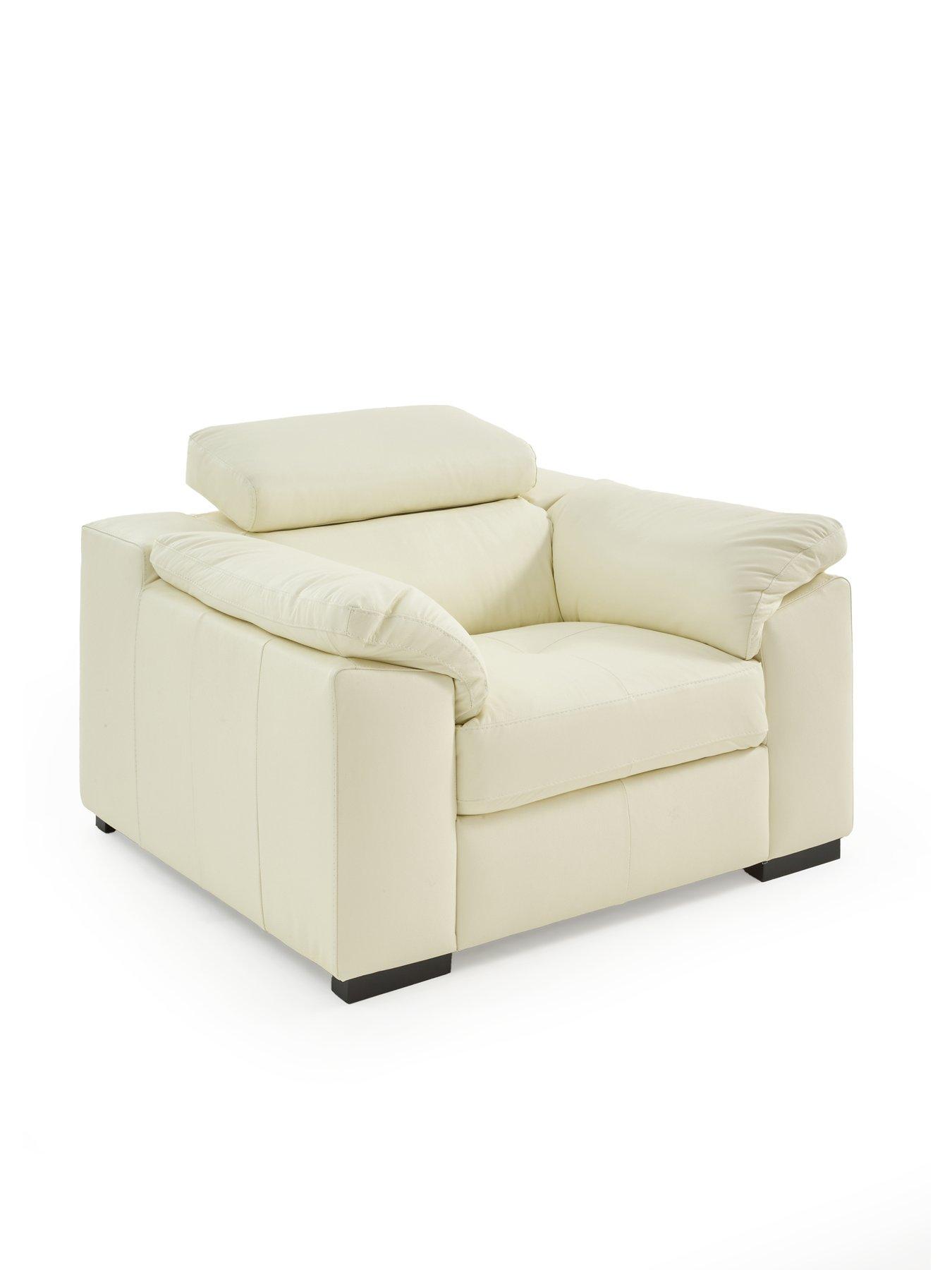Image 3 of 7 of The Very Collection Brady Italian Leather Armchair - FSC&reg; Certified
