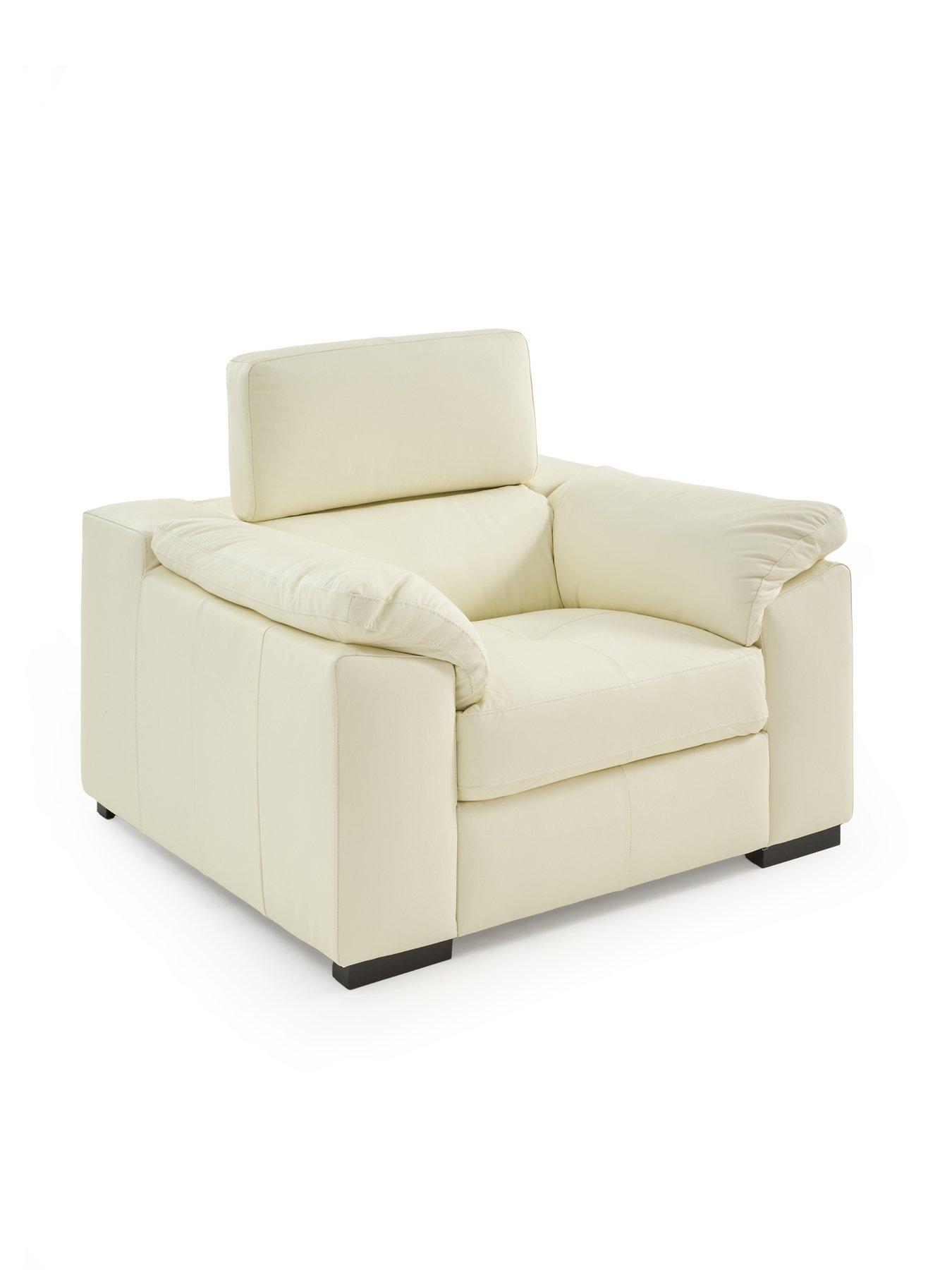 Image 4 of 7 of The Very Collection Brady Italian Leather Armchair - FSC&reg; Certified