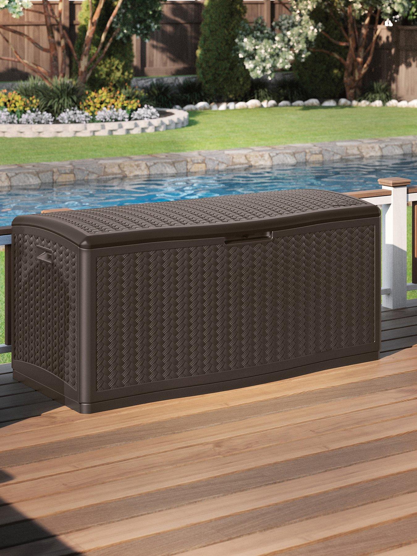 Suncast Minnesota 469L Storage Box - Java Brown | Littlewoods