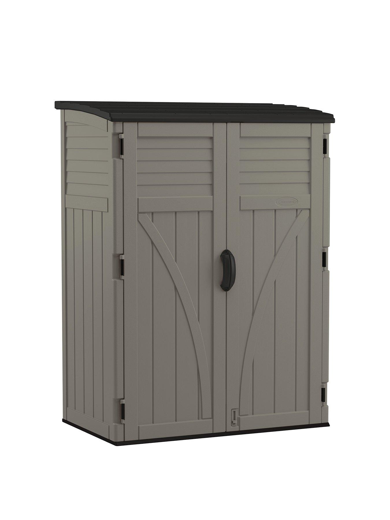 Image 2 of 7 of Suncast Aston Large Storage Cabinet - Stone Grey