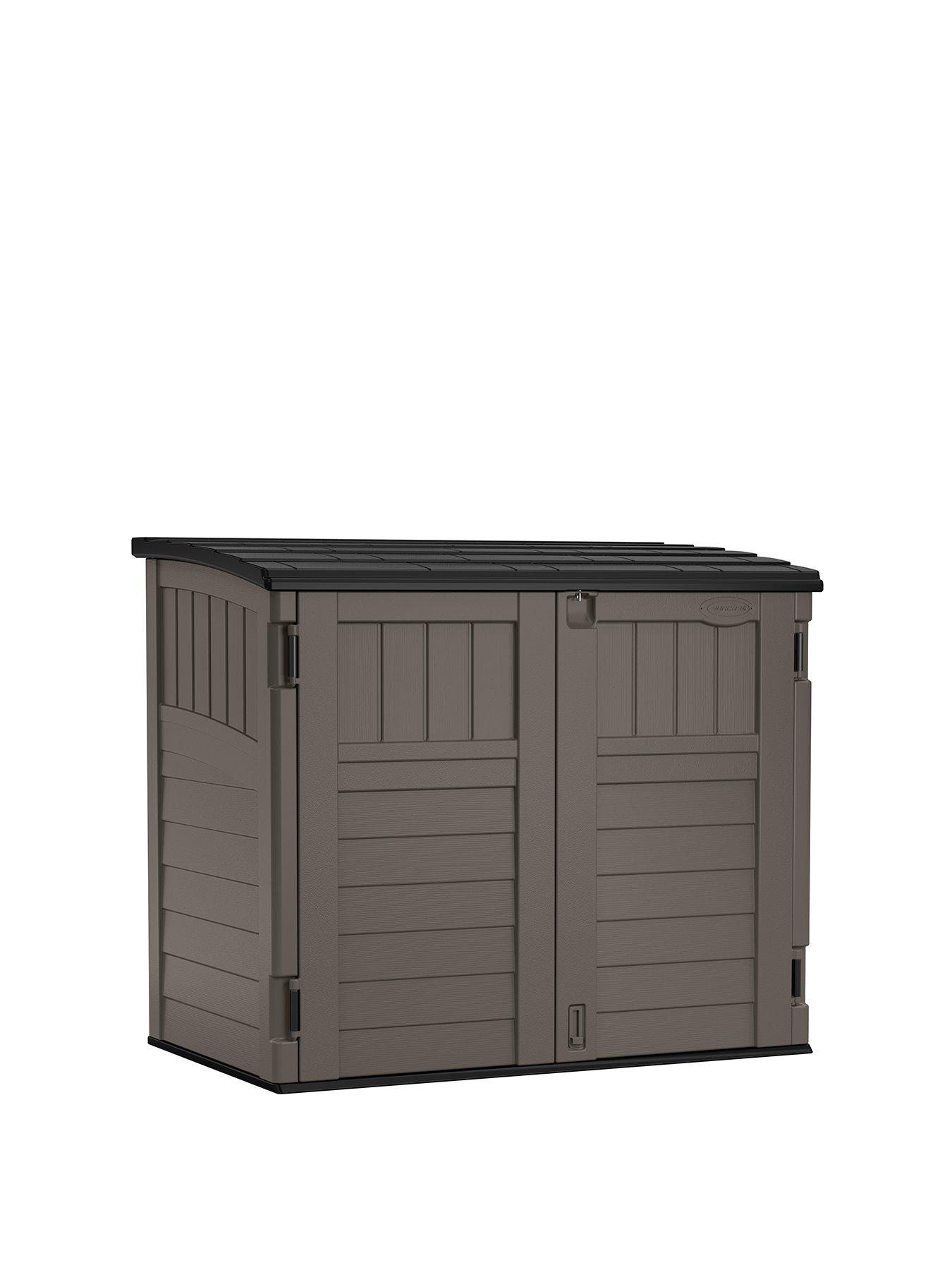 Image 2 of 7 of Suncast Stow-Away Store - Stone Grey