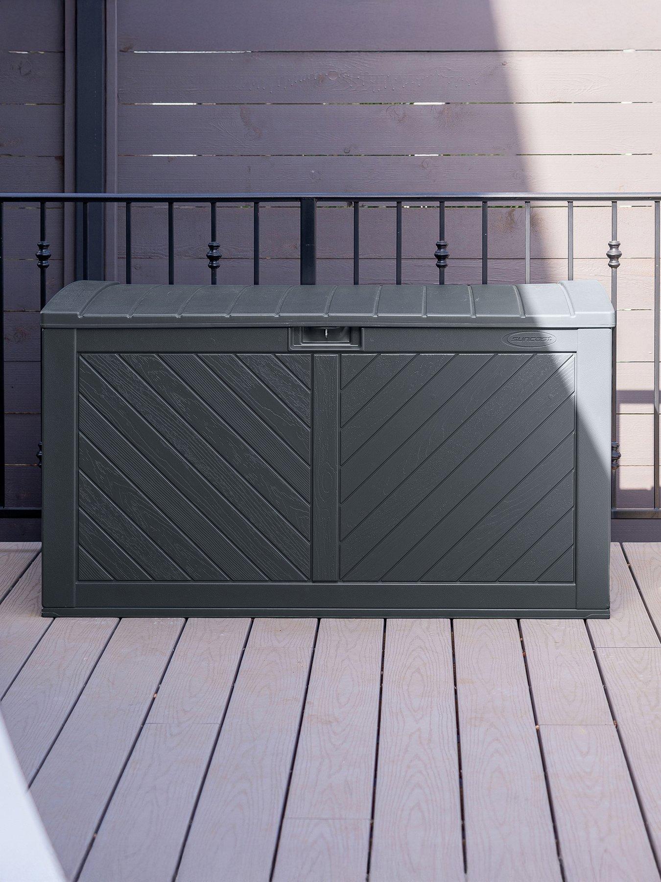 Image 1 of 5 of Suncast Colorado 507L Storage Box - Cyberspace Grey