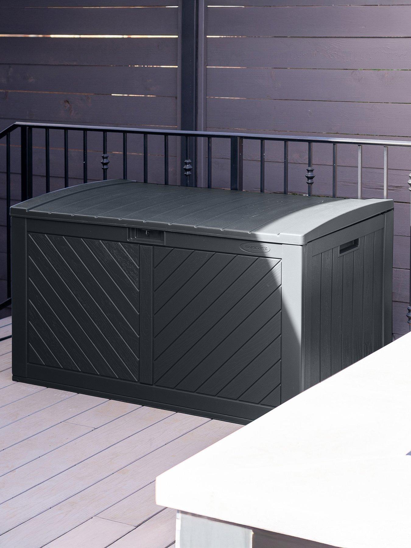 Image 4 of 5 of Suncast Colorado 507L Storage Box - Cyberspace Grey