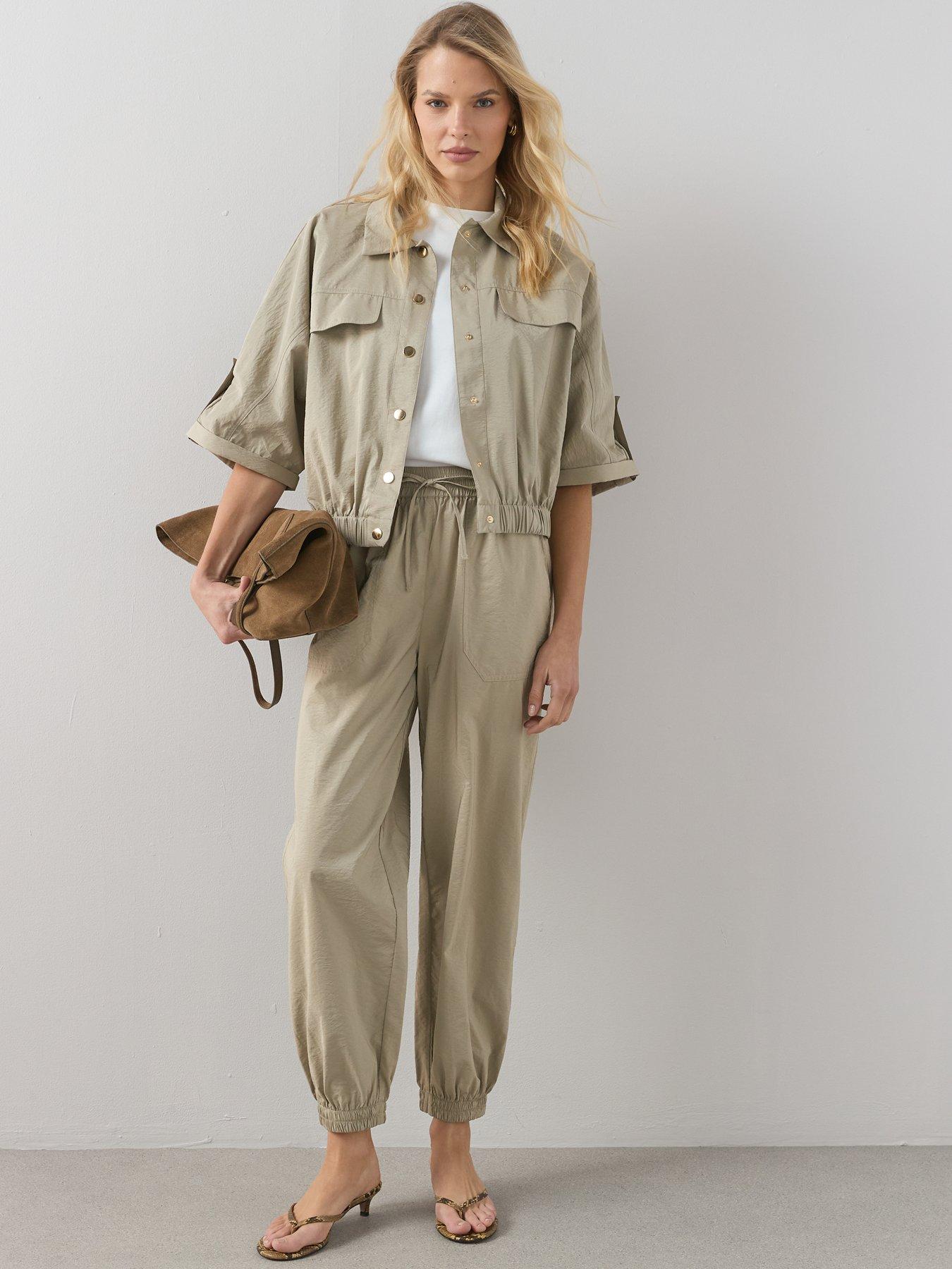  image of the-very-collection-cuffed-utility-trouser