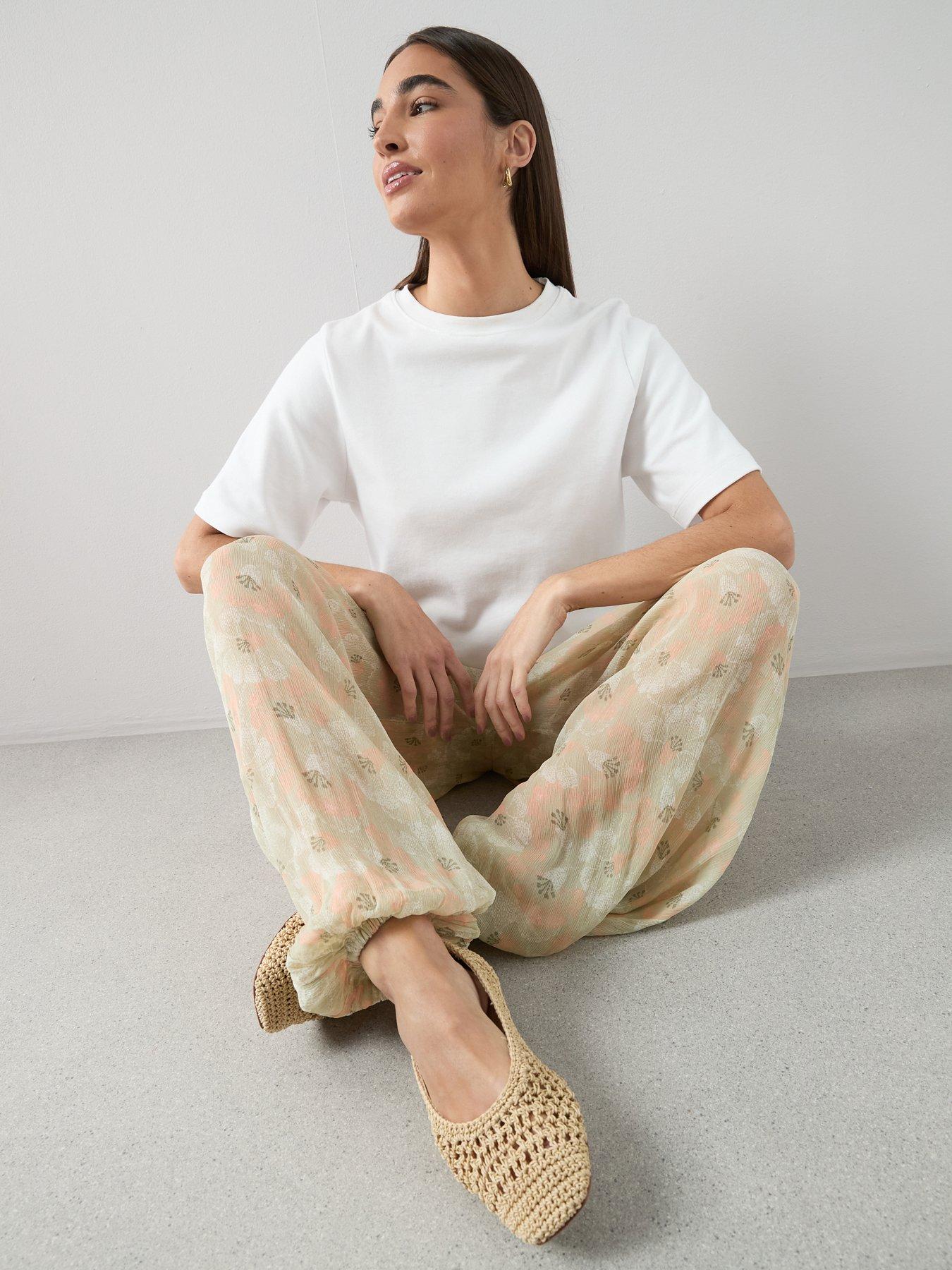  image of the-very-collection-harem-trouser-floral-print