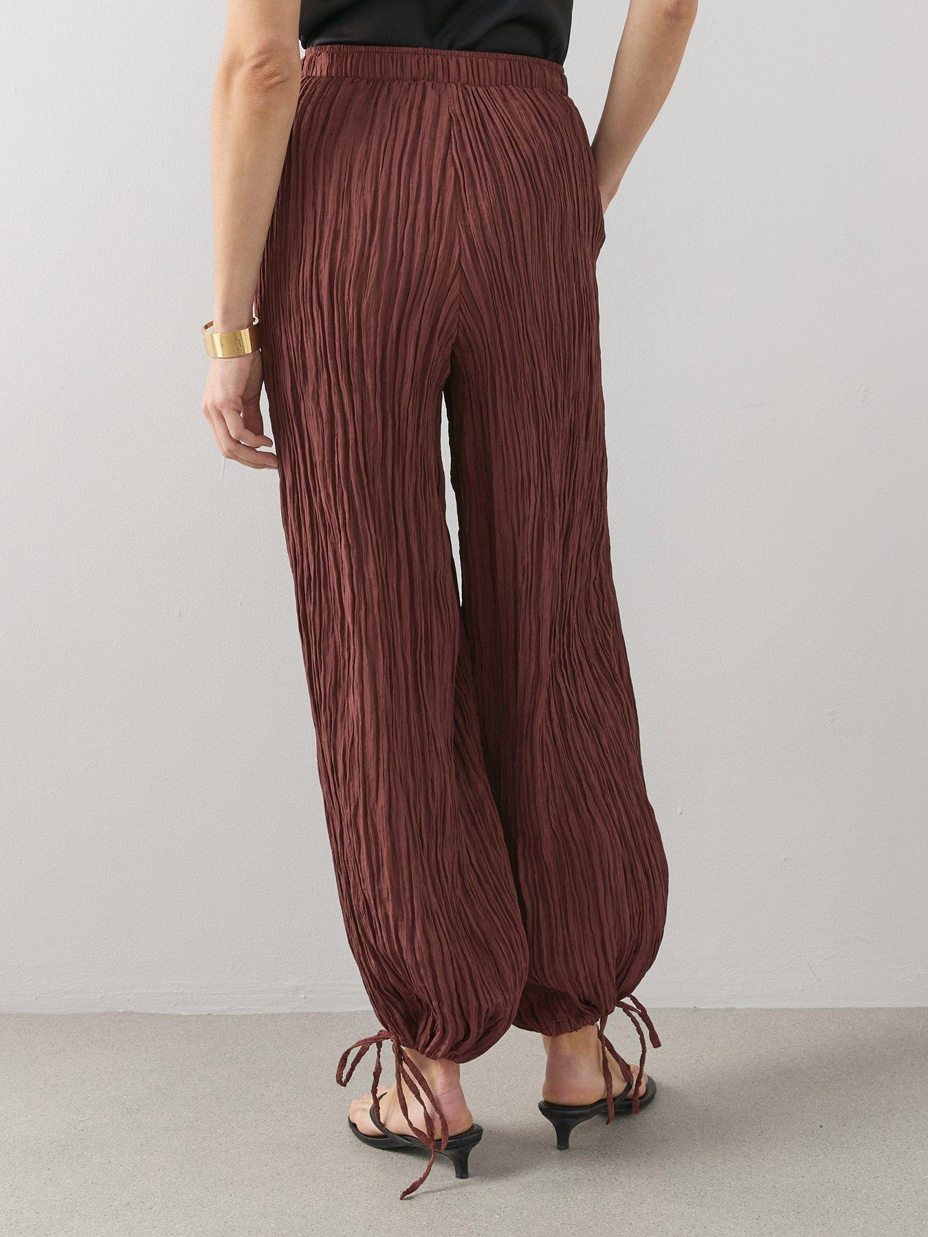 Image 2 of 6 of The Very Collection Balloon Trouser&nbsp;- Brown