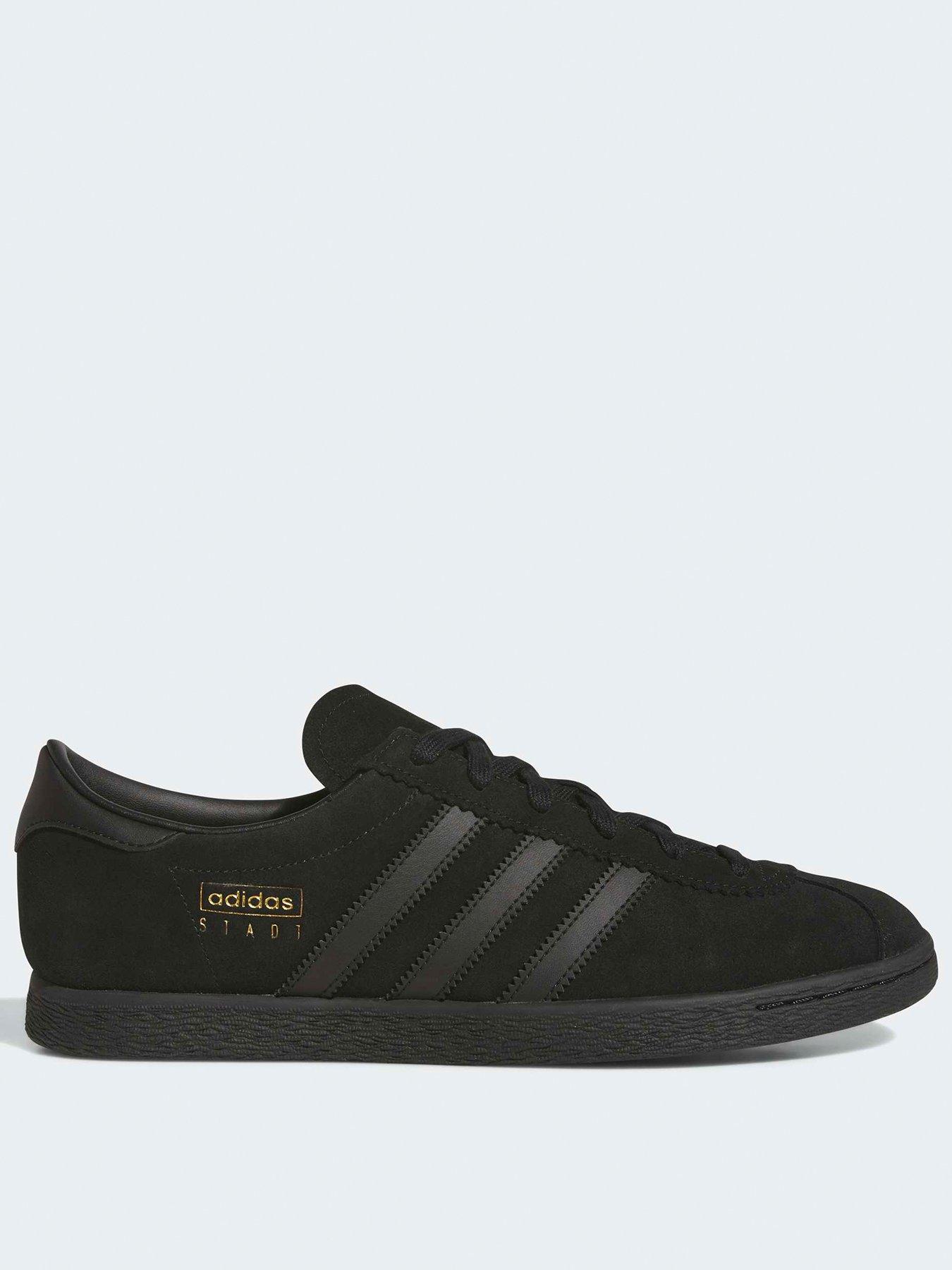 Image 1 of 6 of adidas Originals Unisex Stadt Trainers - Black