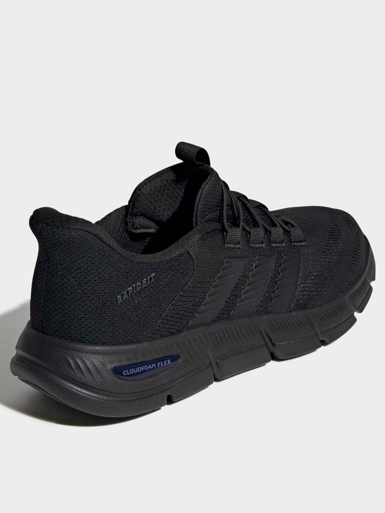 Image 4 of 7 of adidas Sportswear Mens Cloudfoam Flex Rapidfit Slip-on Trainers - Black