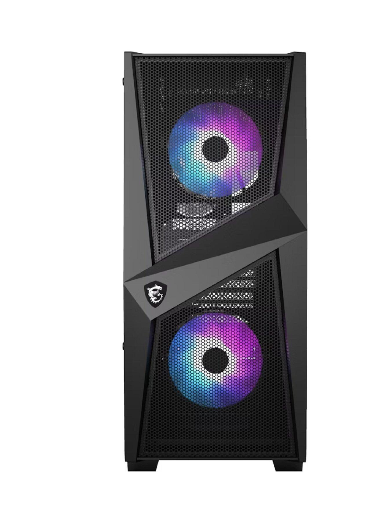 Image 2 of 6 of MSI MAG Forge 100R Case - Black