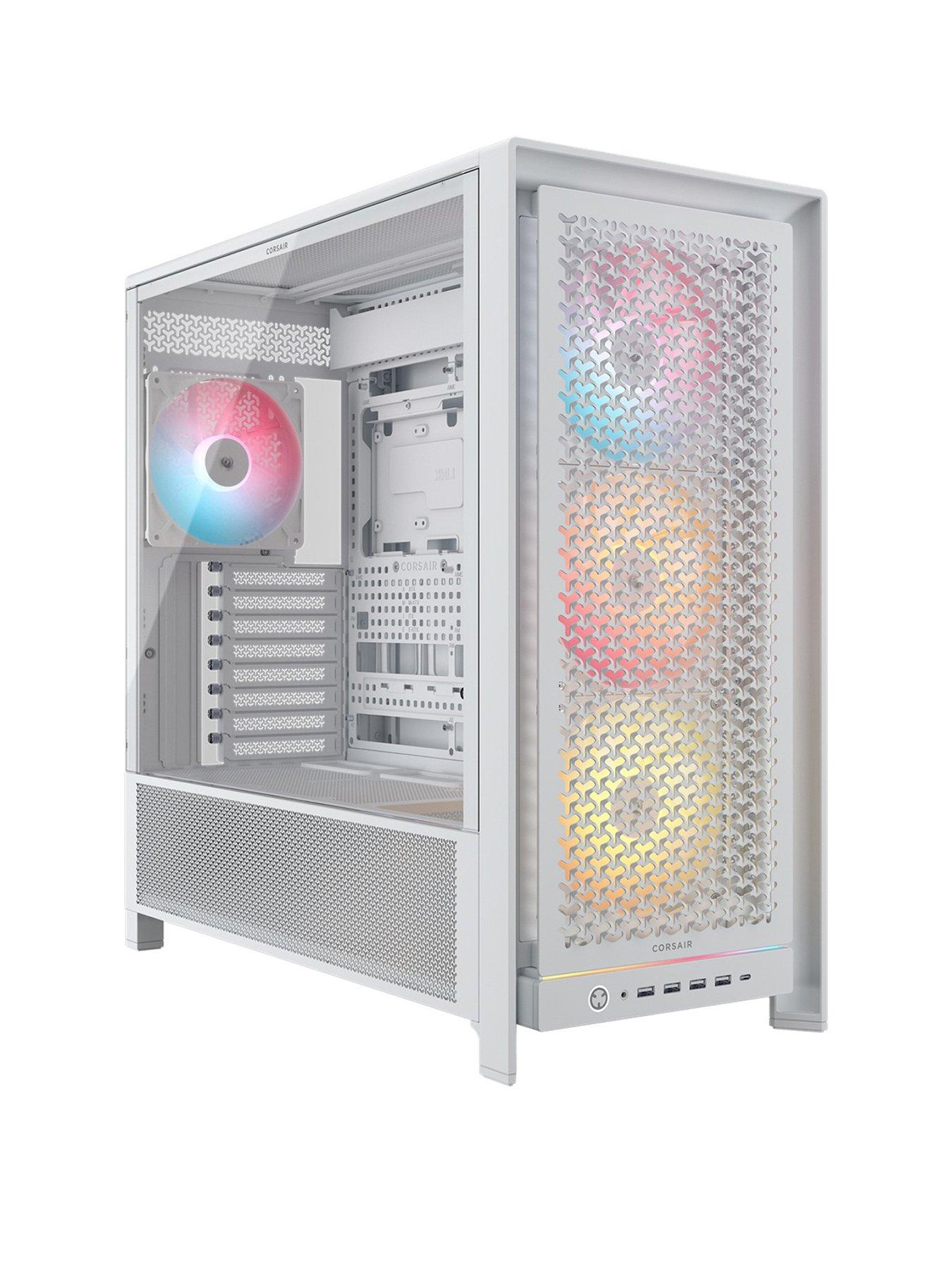 CORSAIR FRAME 5000D RS ARGB Mid-Tower Airflow Case - White