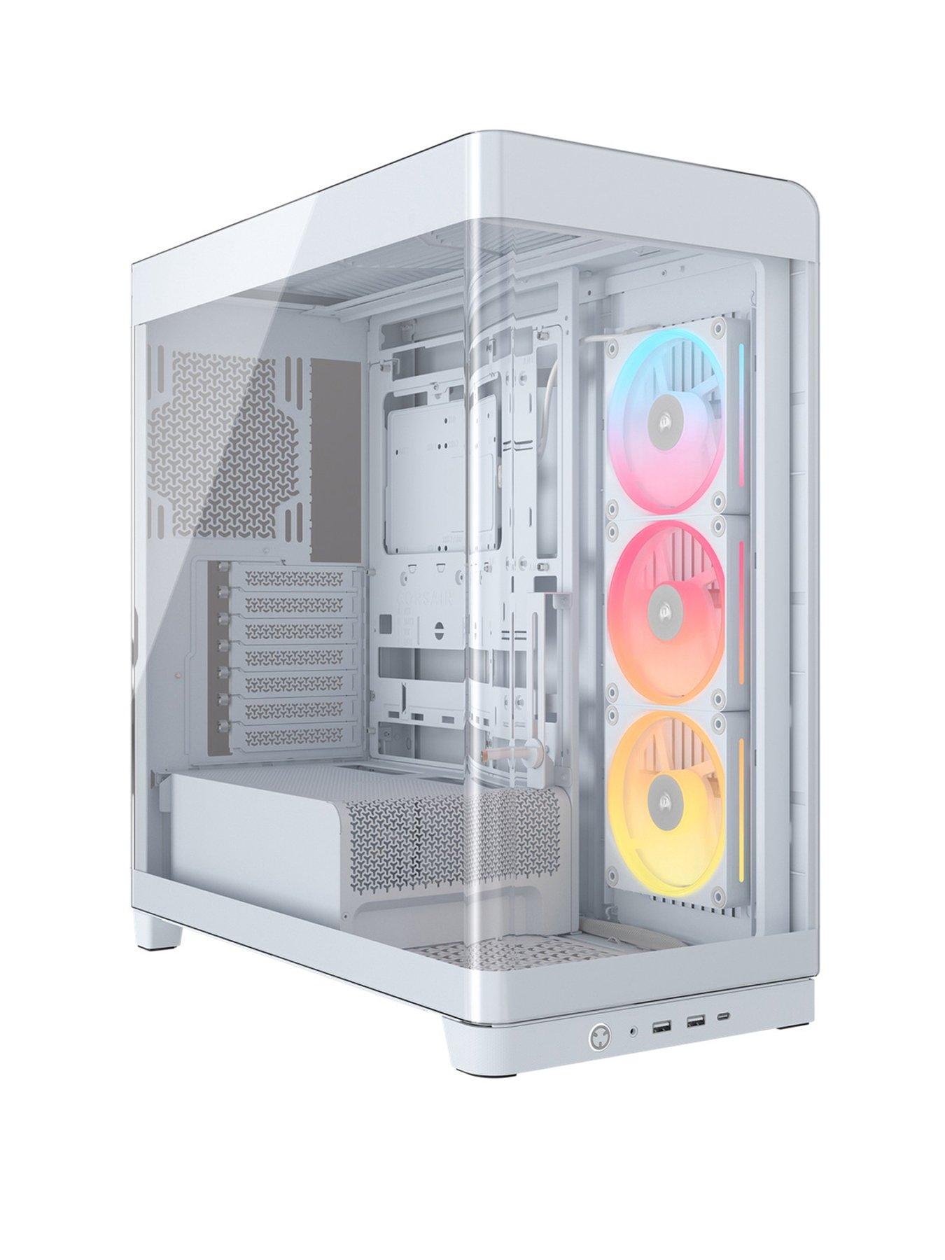  image of corsair-frame-4500x-rs-r-argb-tempered-glass-mid-tower-white