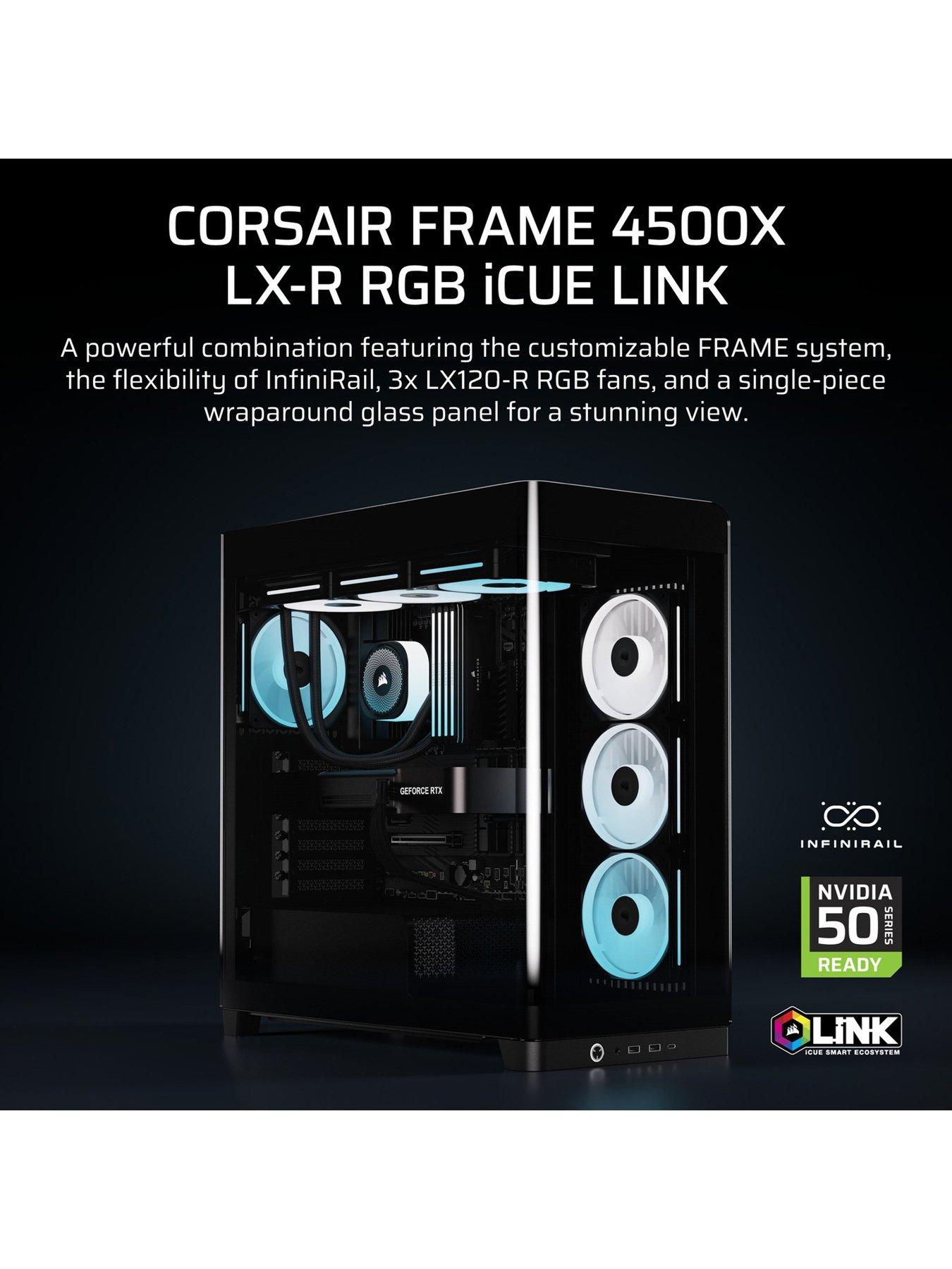 stillFront image of corsair-frame-4500x-lx-r-rgb-tempered-glass-mid-tower-black