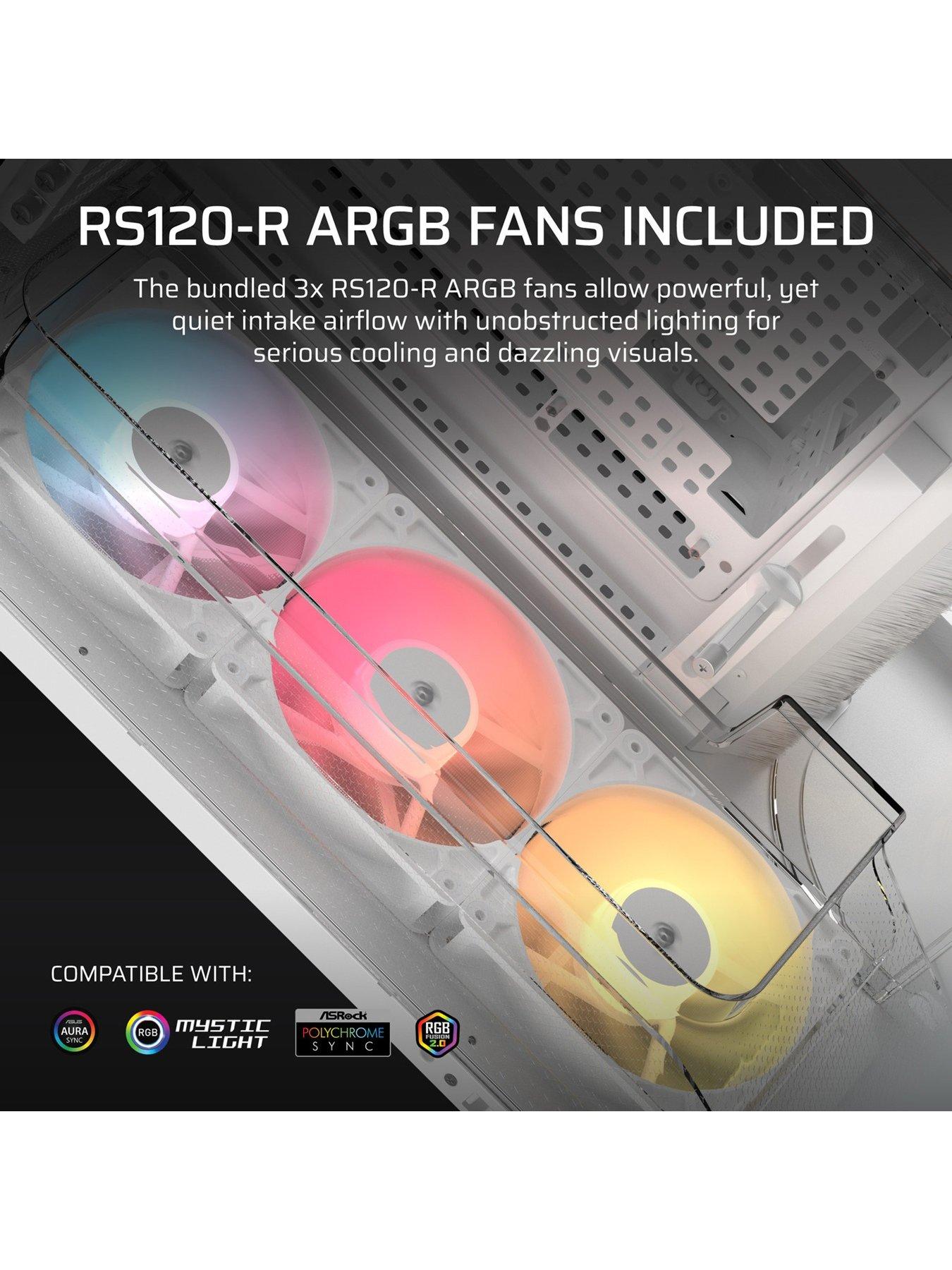  image of corsair-air-5400-rs-r-argb-tempered-glass-mid-tower-white