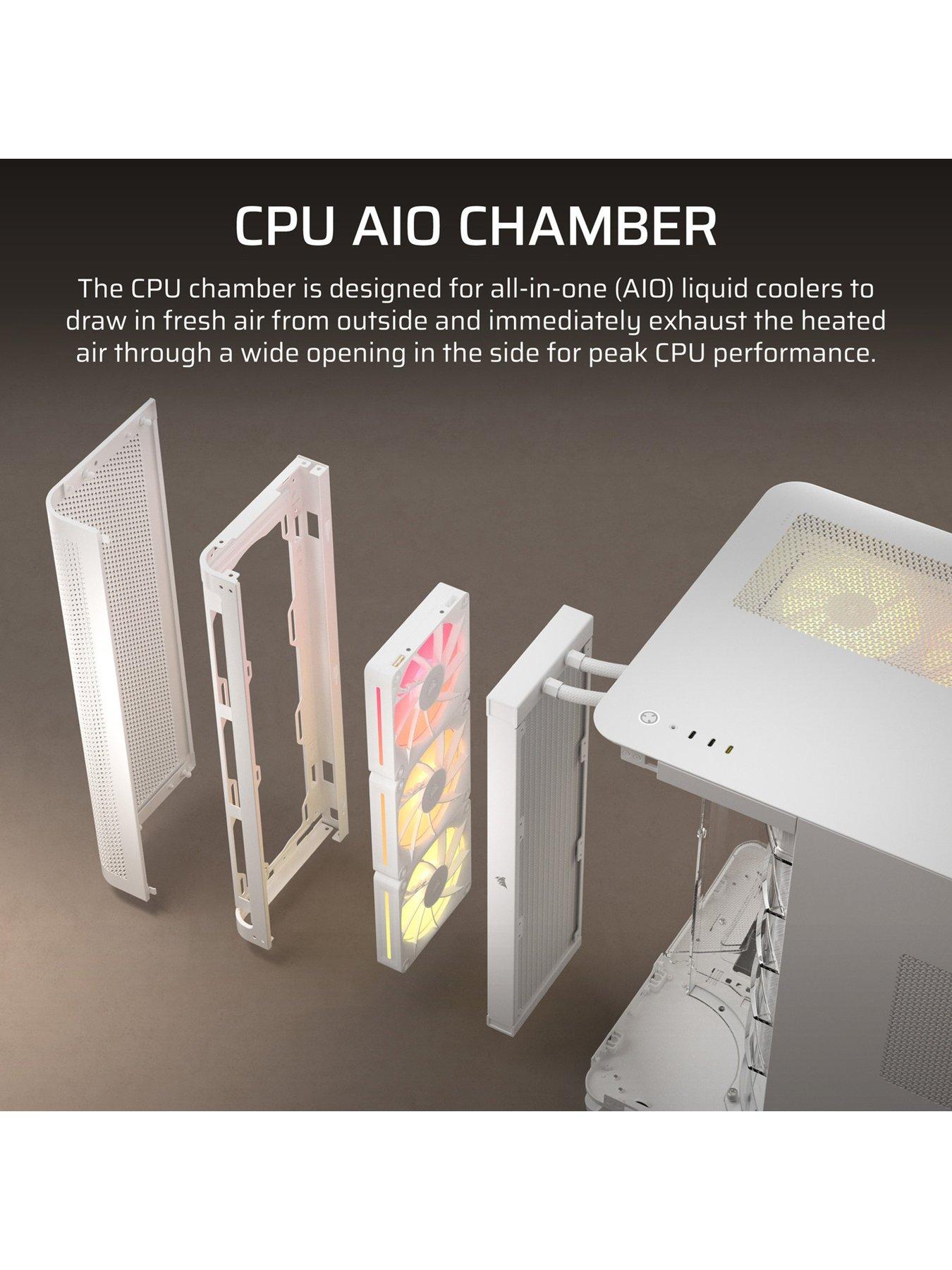  image of corsair-air-5400-lx-r-link-tempered-glass-mid-tower-white