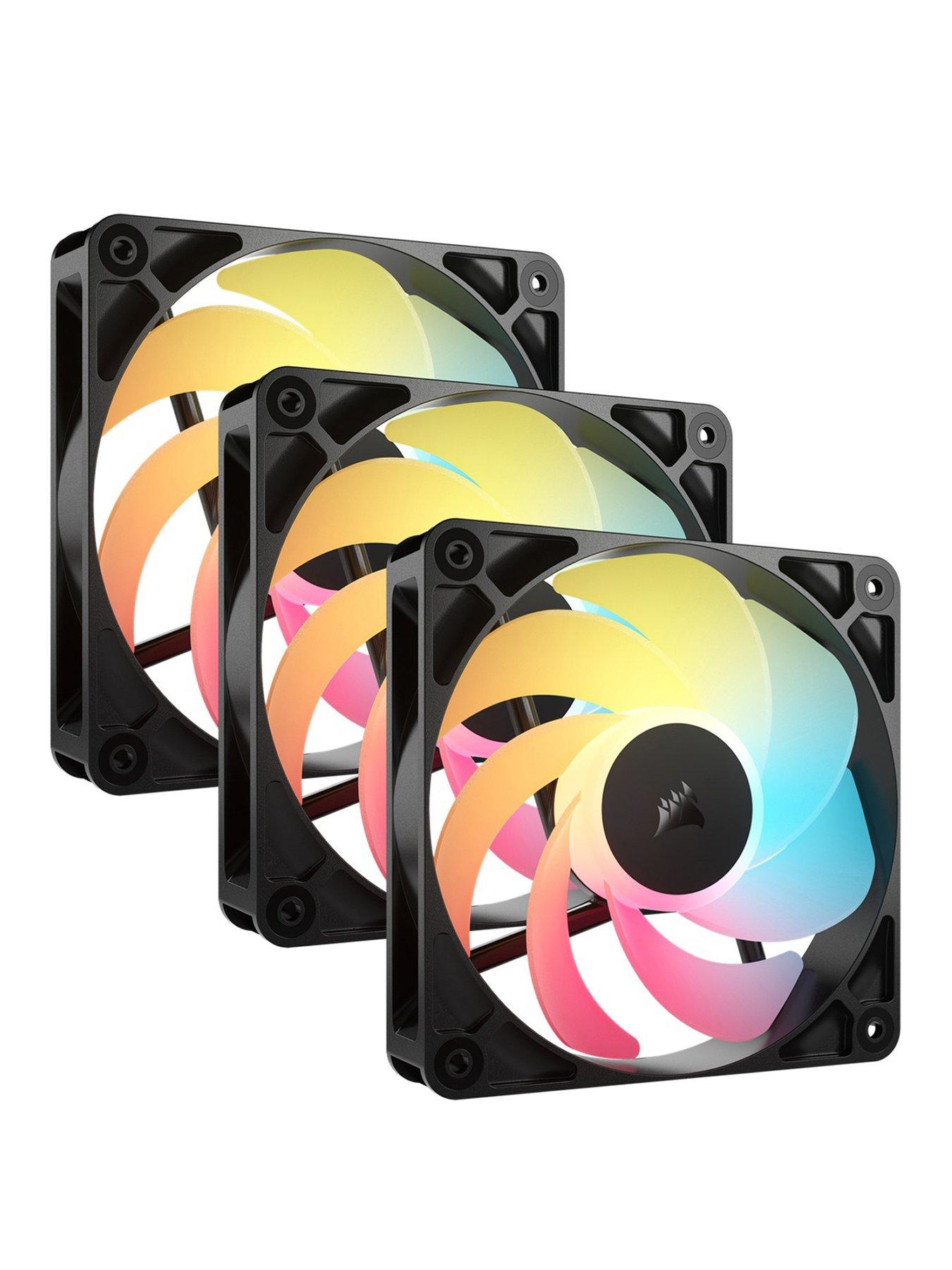 Image 1 of 7 of CORSAIR RS120-R ARGB - 120mm ARGB Fan - Triple Pack