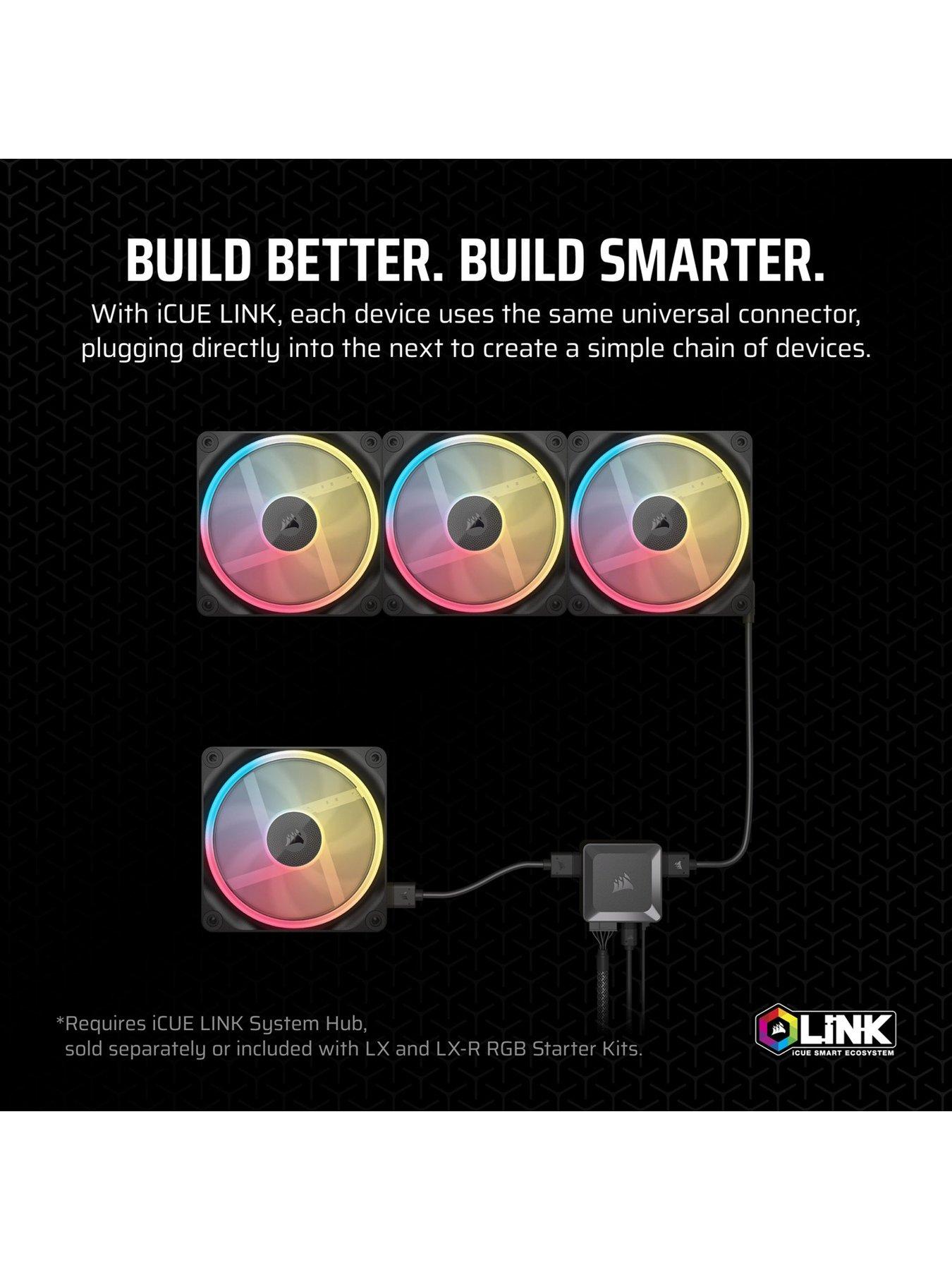 Image 5 of 7 of CORSAIR LX-R RGB Series - iCUE LINK LX120R RGB - 120mm RGB Fan - Single Fan