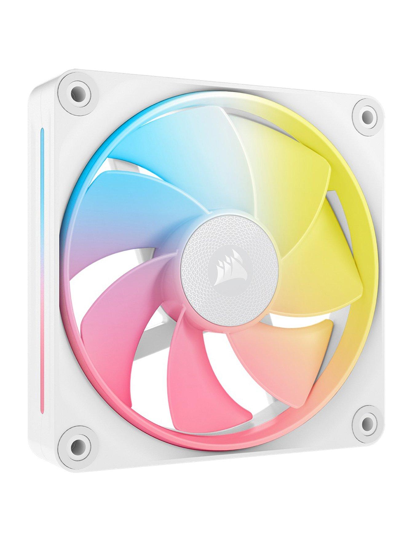 CORSAIR LX-R RGB Series - iCUE LINK LX120R RGB White - 120mm RGB Fan - Single Fan