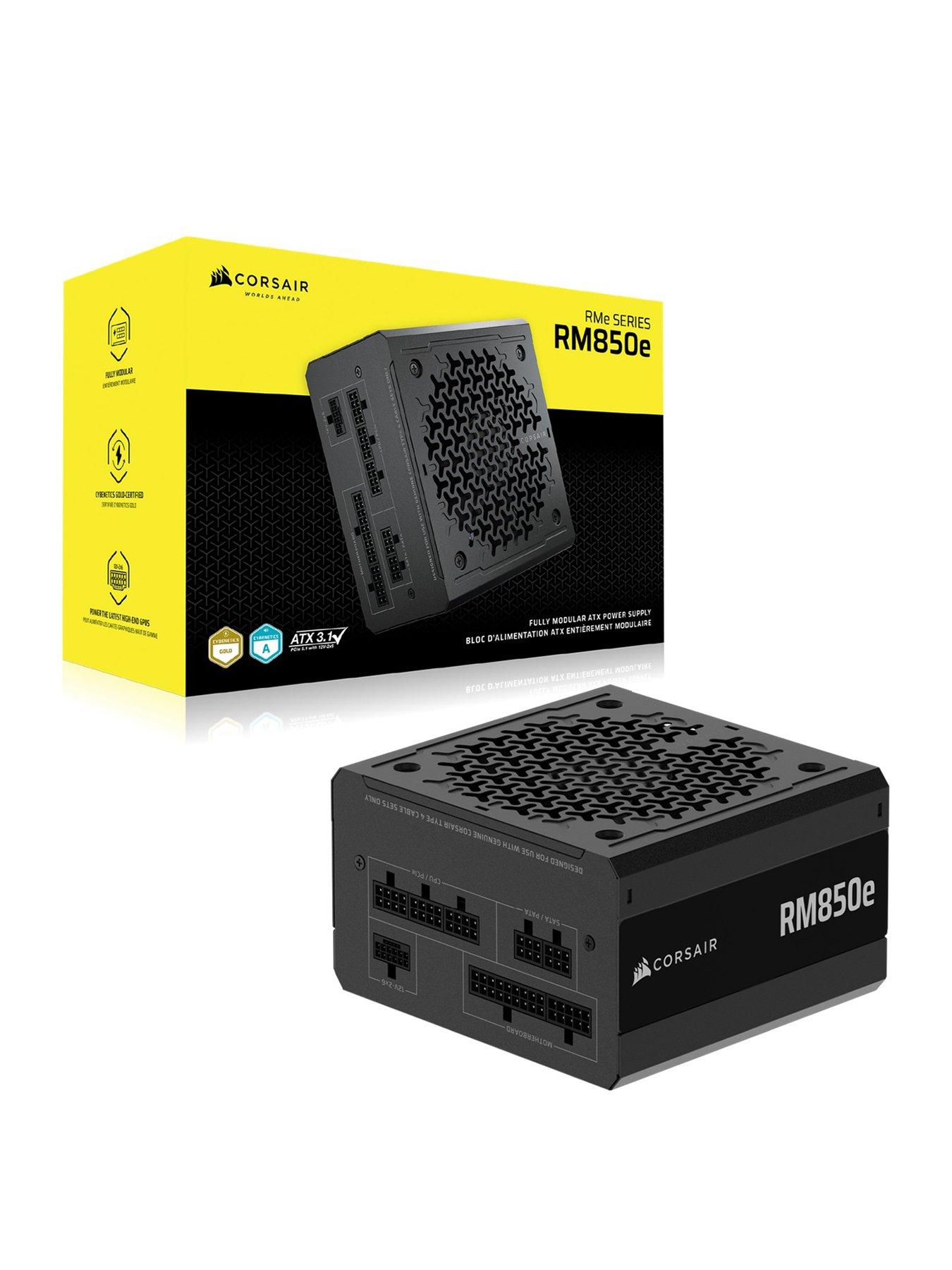 front image of corsair-2025-rme-series-rm850e-850-watt-atx-31-pcie-51-cybenetics-gold-certified-fully-modular-power-supply